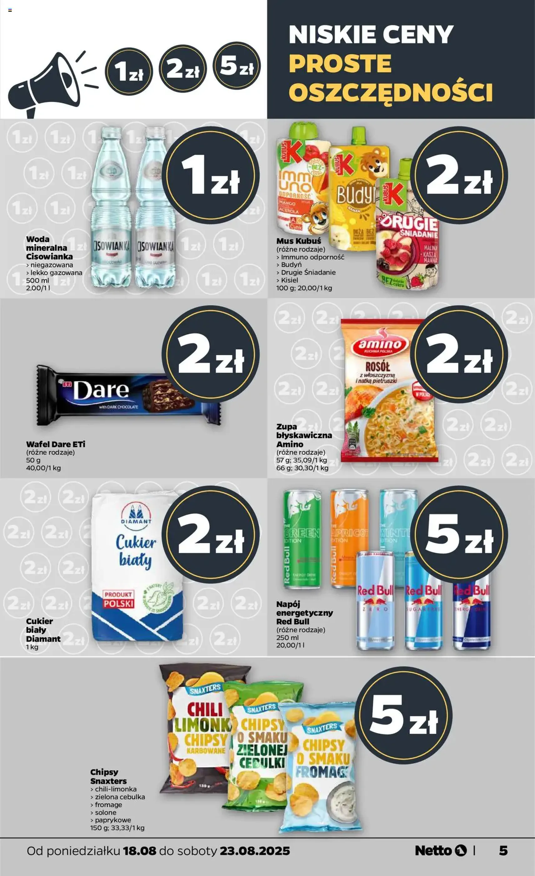 Netto gazetka - Spożywcza - ważny gazetka od 18.08.2025 strona 5 z 27 Netto gazetka - Spożywcza - ważny gazetka od 18.08.2025 strona 5 z 27