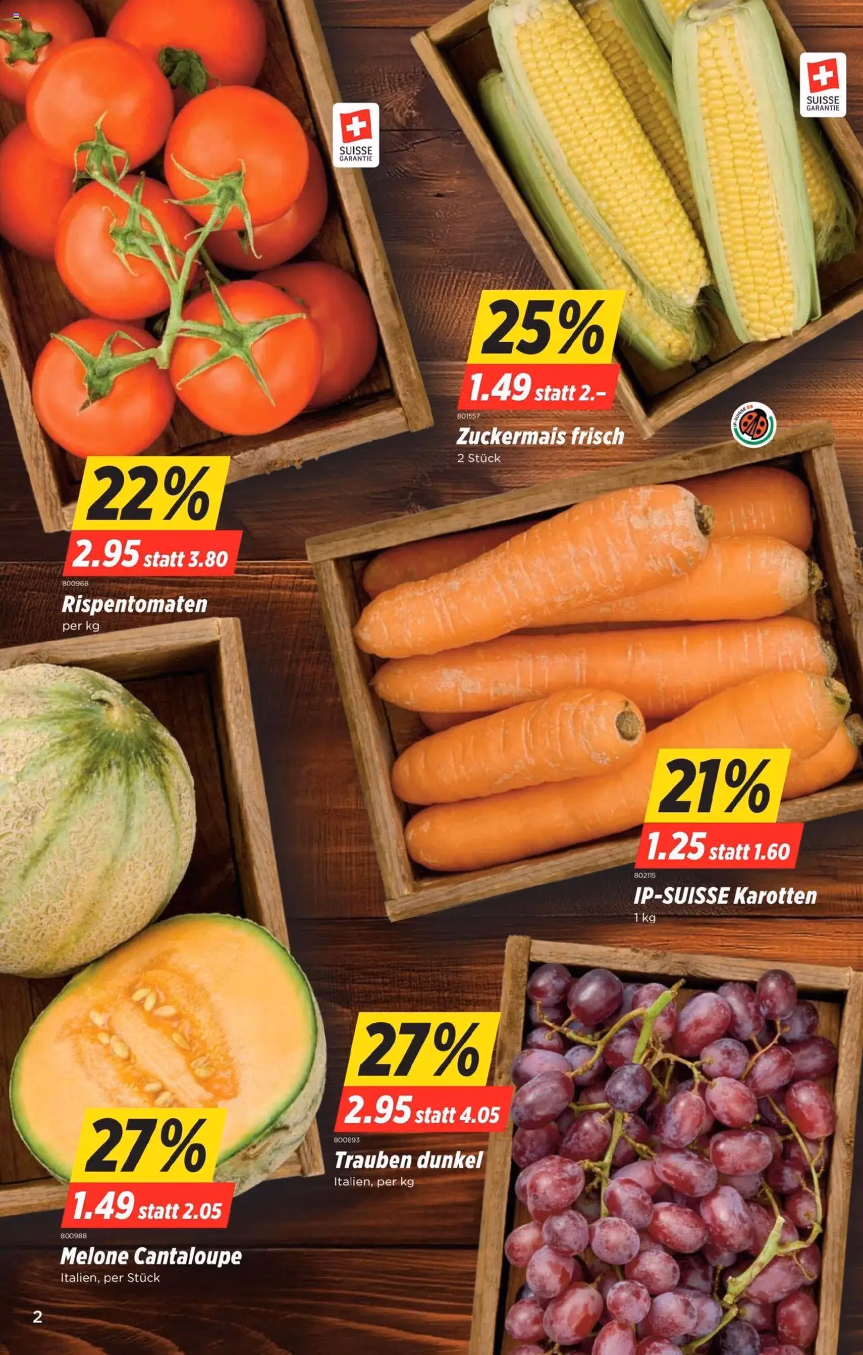 Denner Aktionen - Gültiger Prospekt ab 12.08.2025, Seite 2 von insgesamt 26 Denner Aktionen - Gültiger Prospekt ab 12.08.2025, Seite 2 von insgesamt 26
