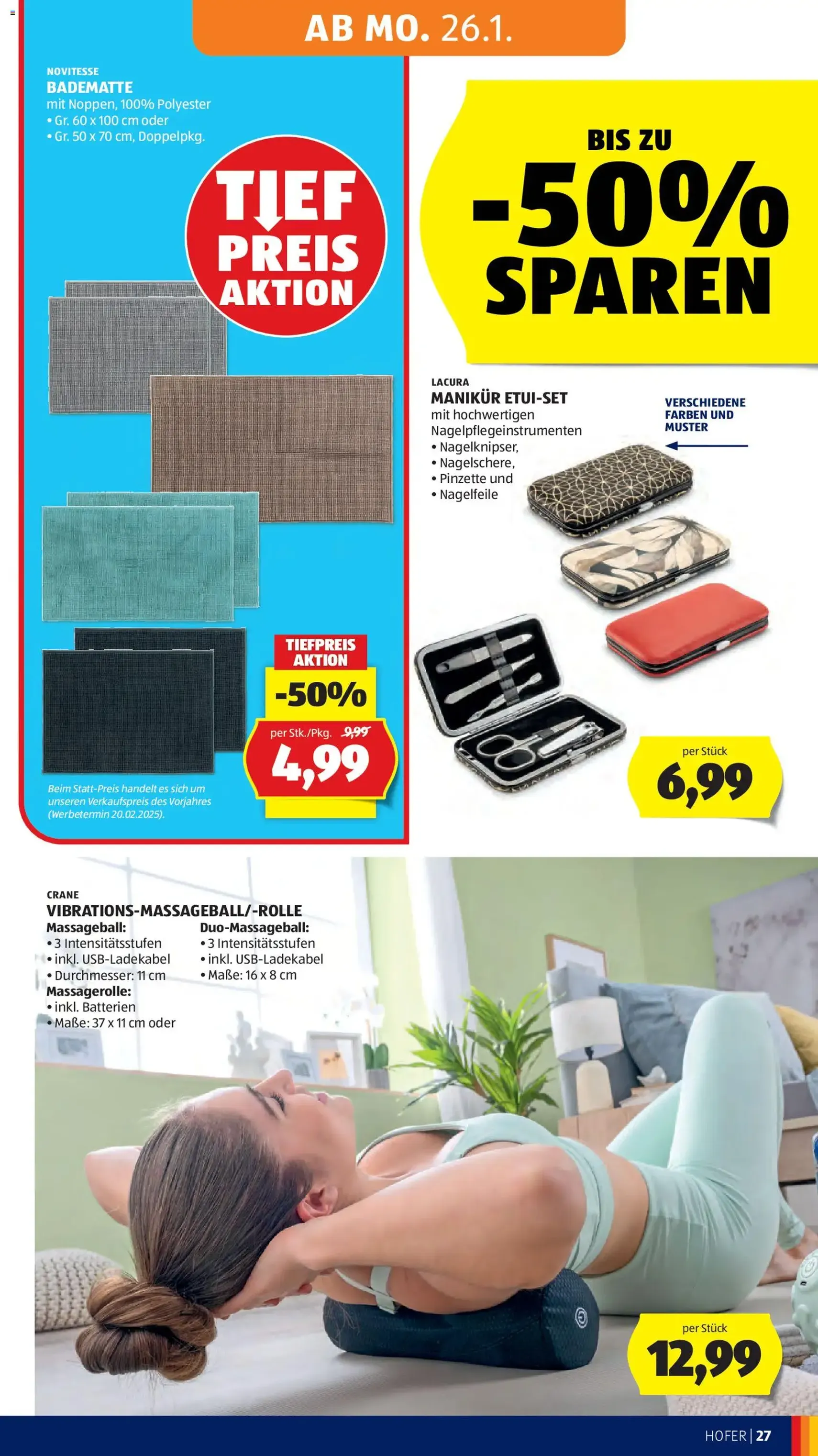 Hofer Flugblatt - Gültiger Prospekt ab 23.01.2026, Seite 31 von insgesamt 45