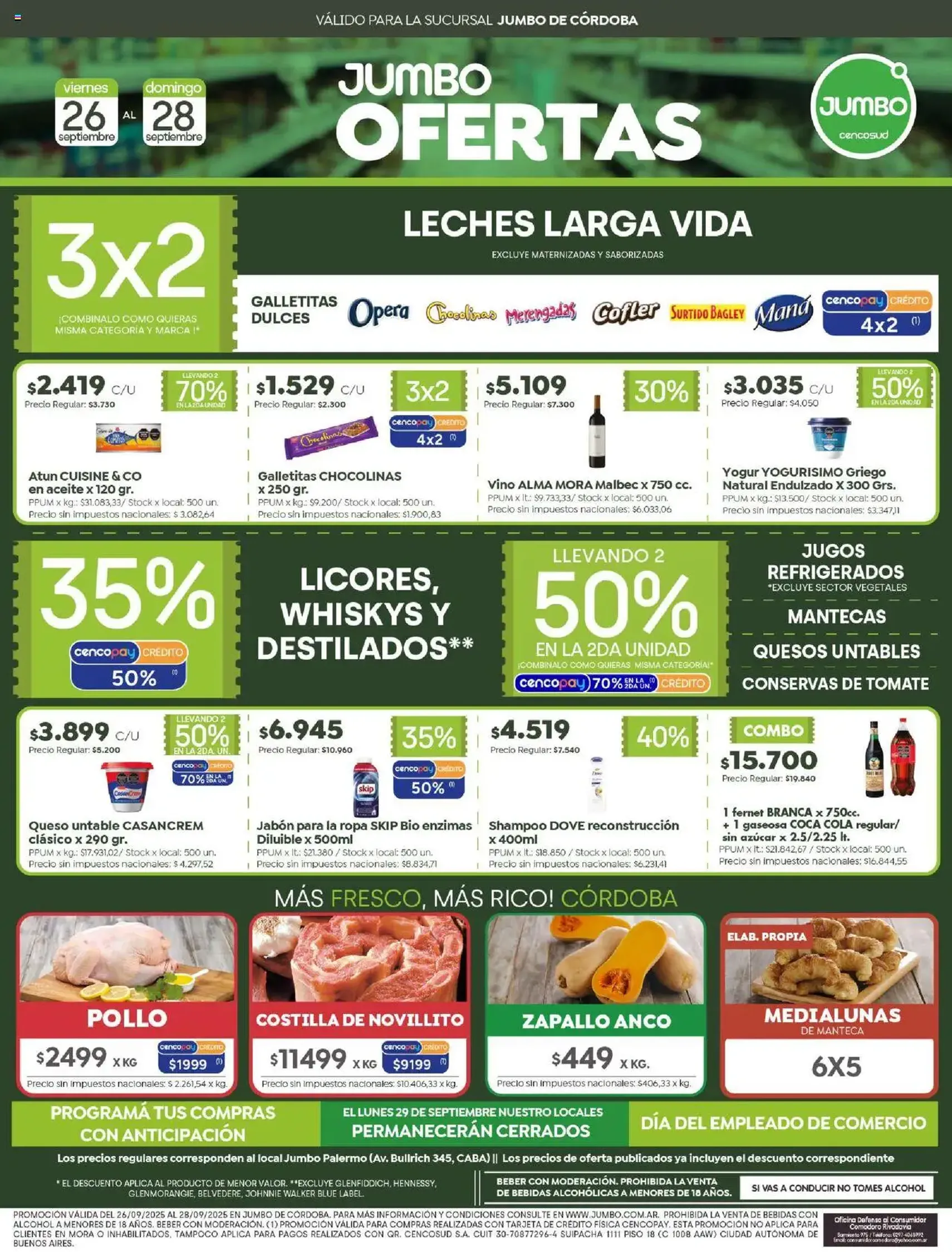 Jumbo ofertas - folleto válido desde 25/09/2025 página 1 de 7