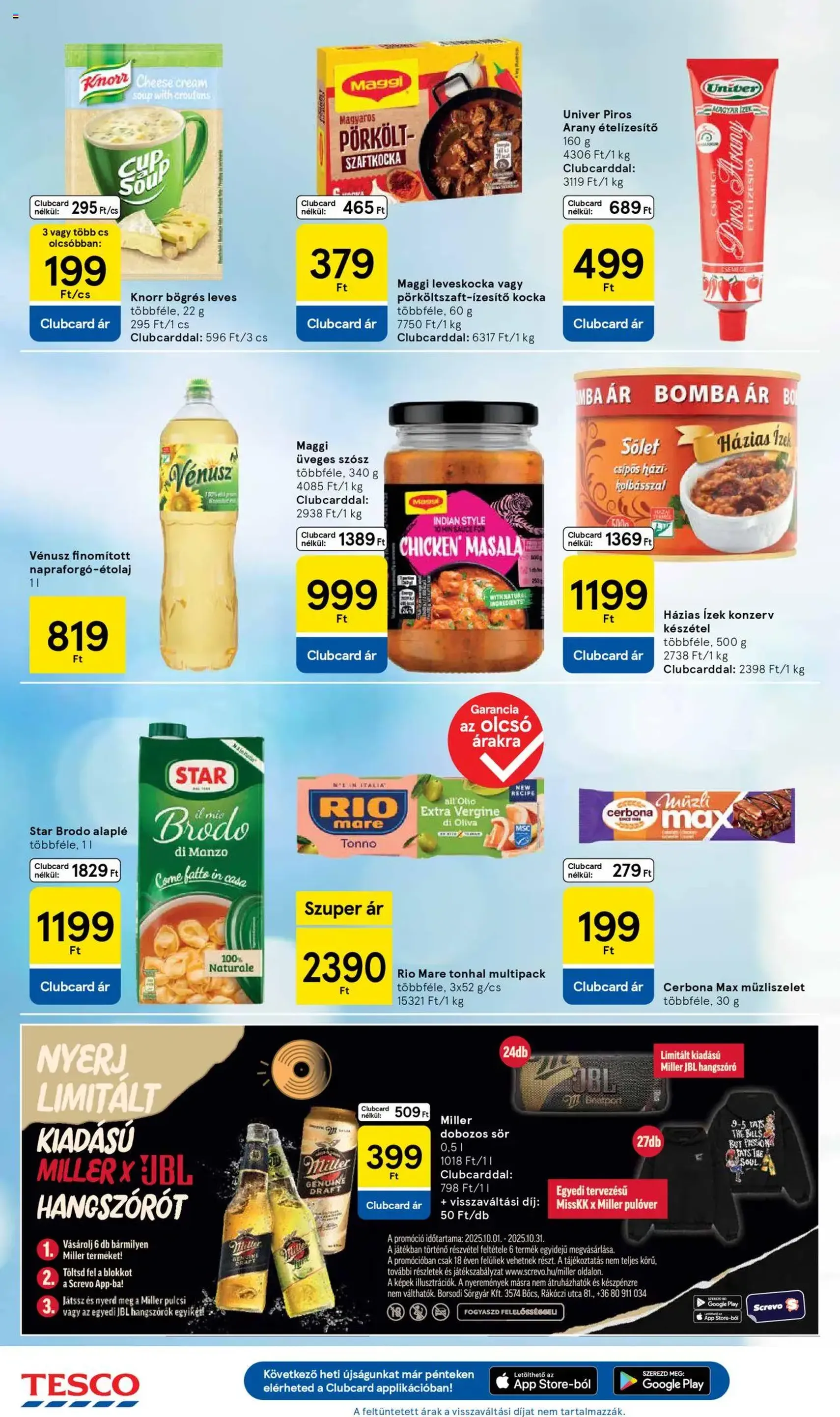 Tesco Hipermarket - Akciós újság - 2025.10.09. érvényes szórólap 22 oldal 32 oldalból