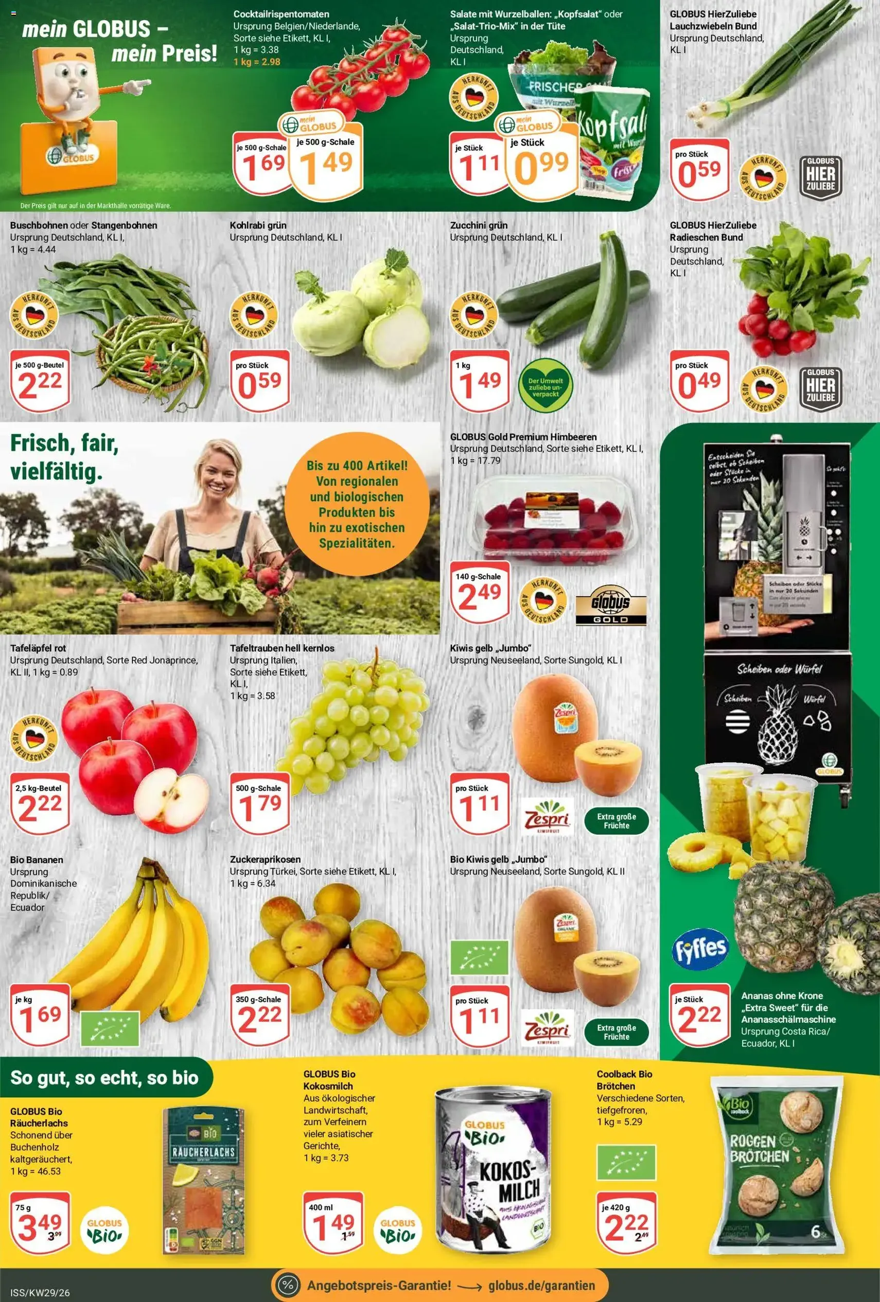 Globus Prospekt - Gültiger Prospekt ab 13.07.2026, Seite 4 von insgesamt 27