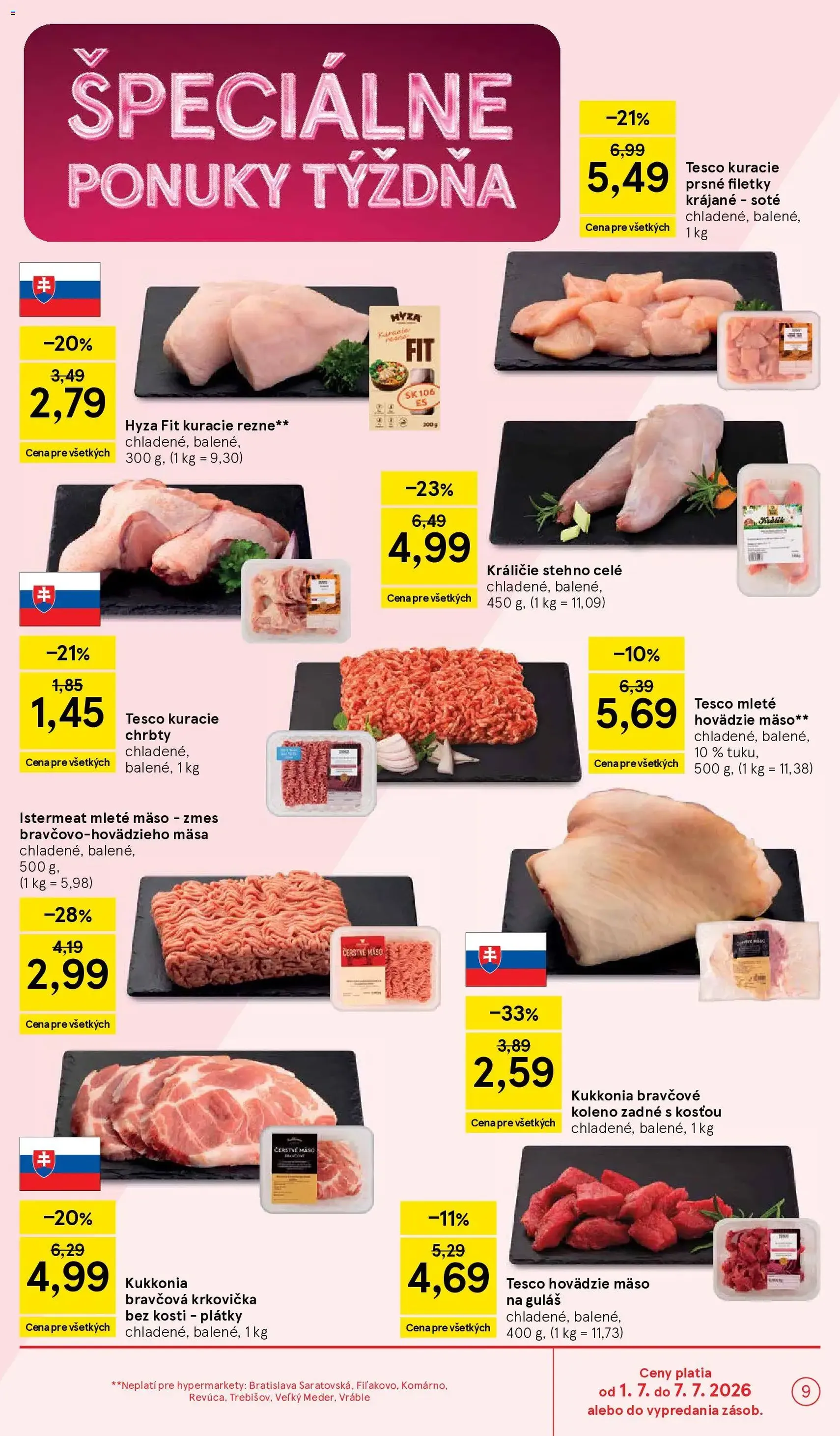 Tesco Hypermarket - leták - platný leták od 01.07.2026 strana 9 z 48