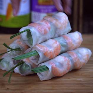 Recipe preview Homemade Vietnamese rice rolls recipe