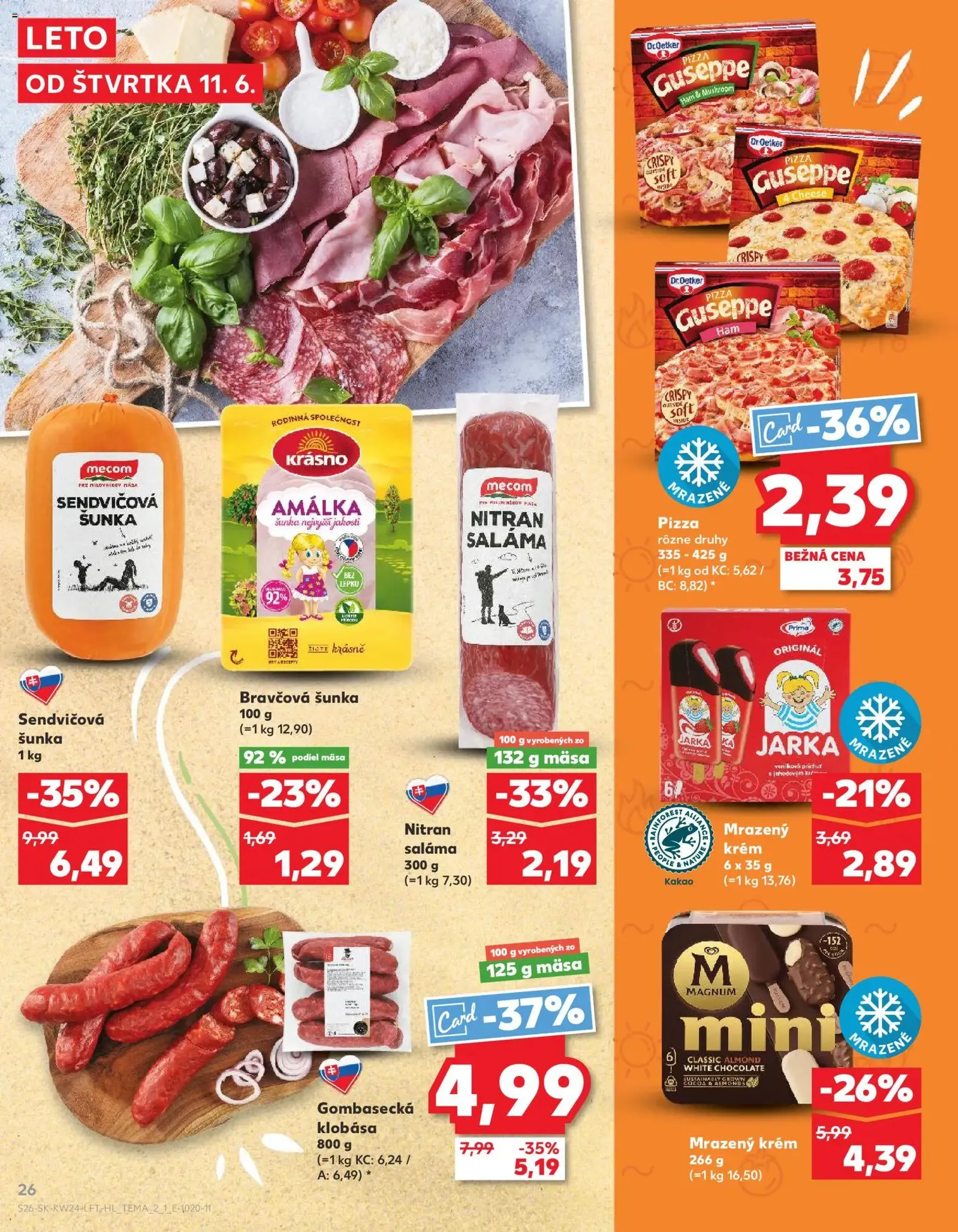Kaufland SK akciós újság - 2026.06.11. érvényes szórólap 26 oldal 78 oldalból