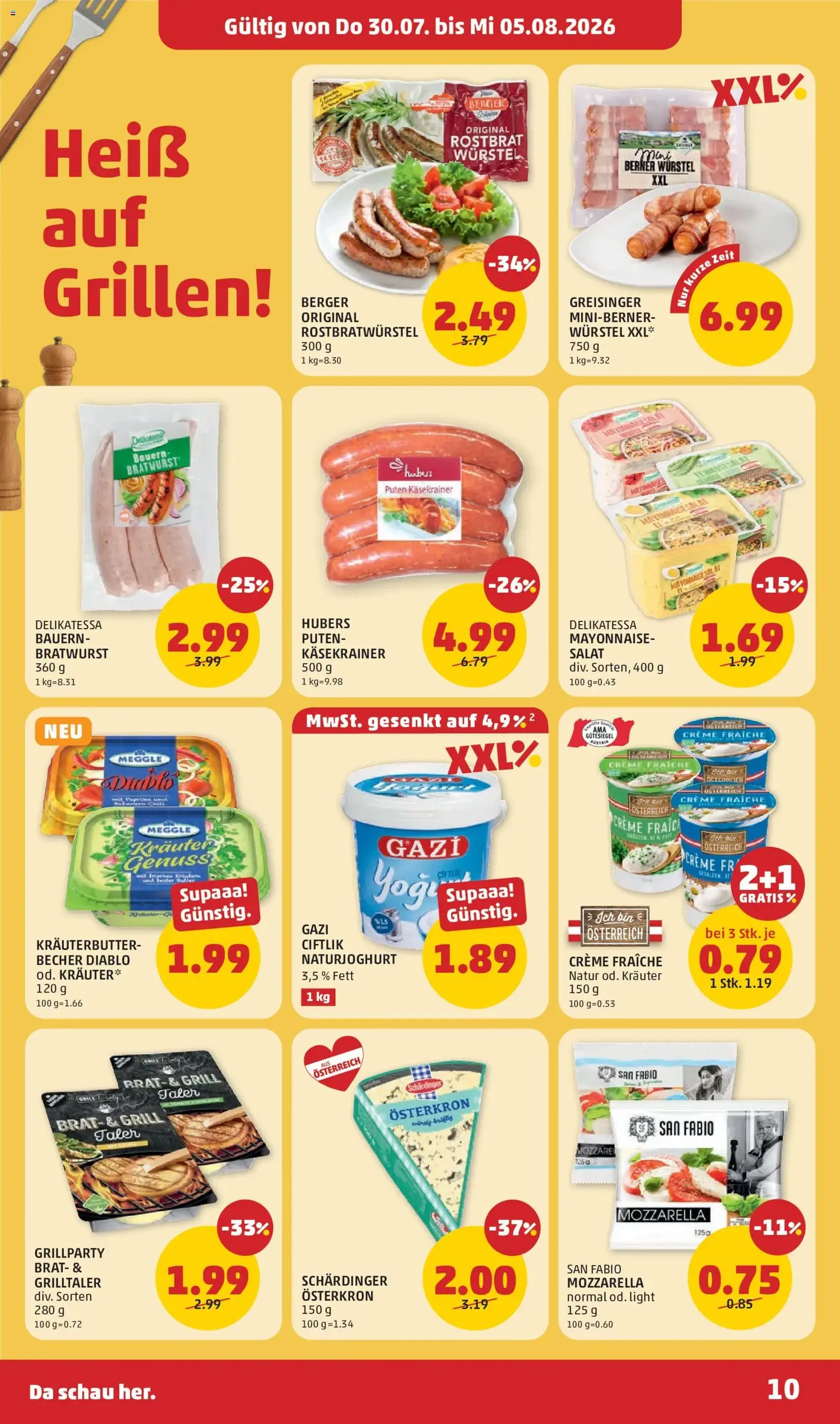 Penny Markt Flugblatt - Gültiger Prospekt ab 30.07.2026, Seite 10 von insgesamt 28