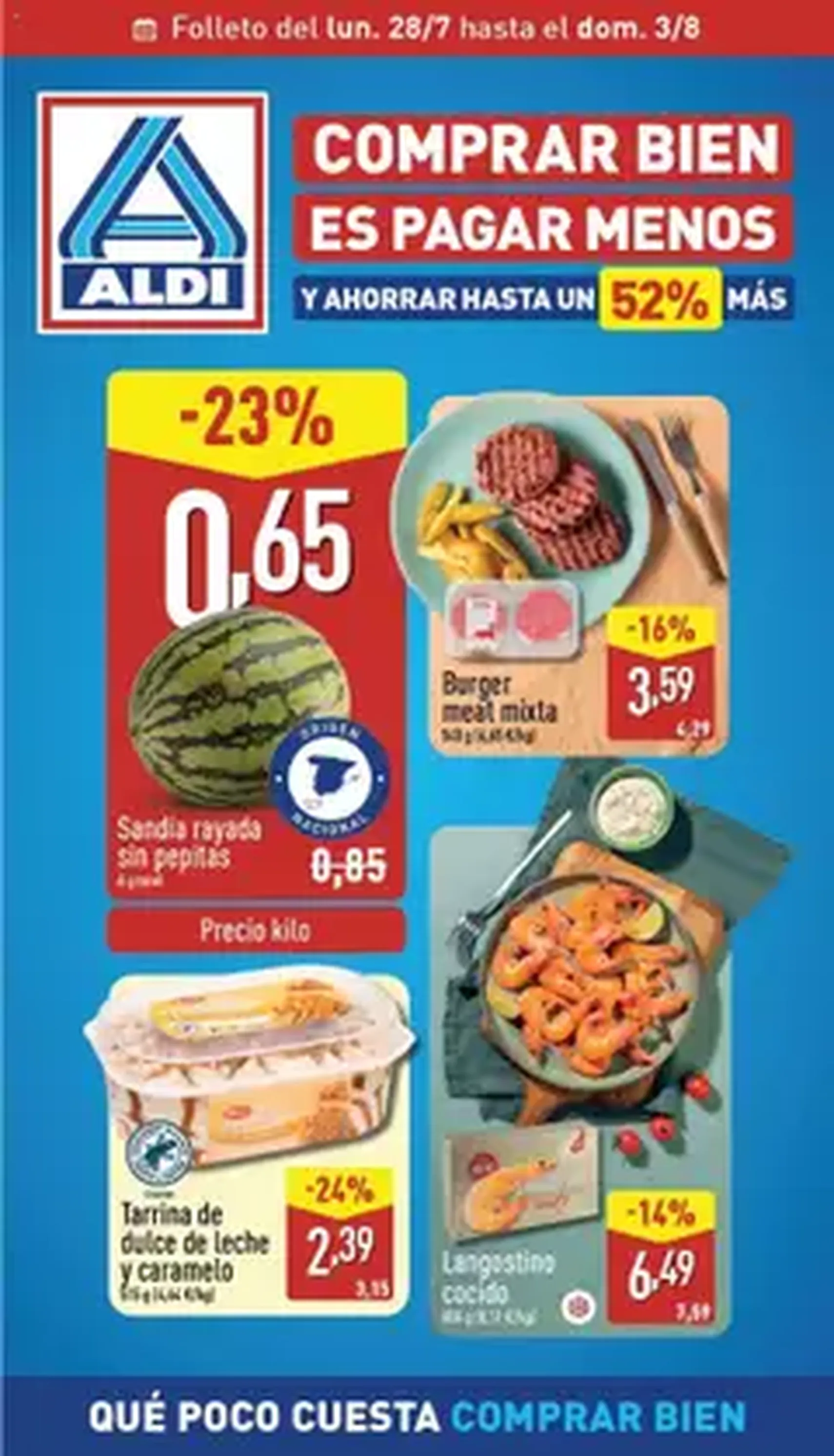 Aldi folleto Península - folleto válido desde 28/07/2025 página 1 de 1