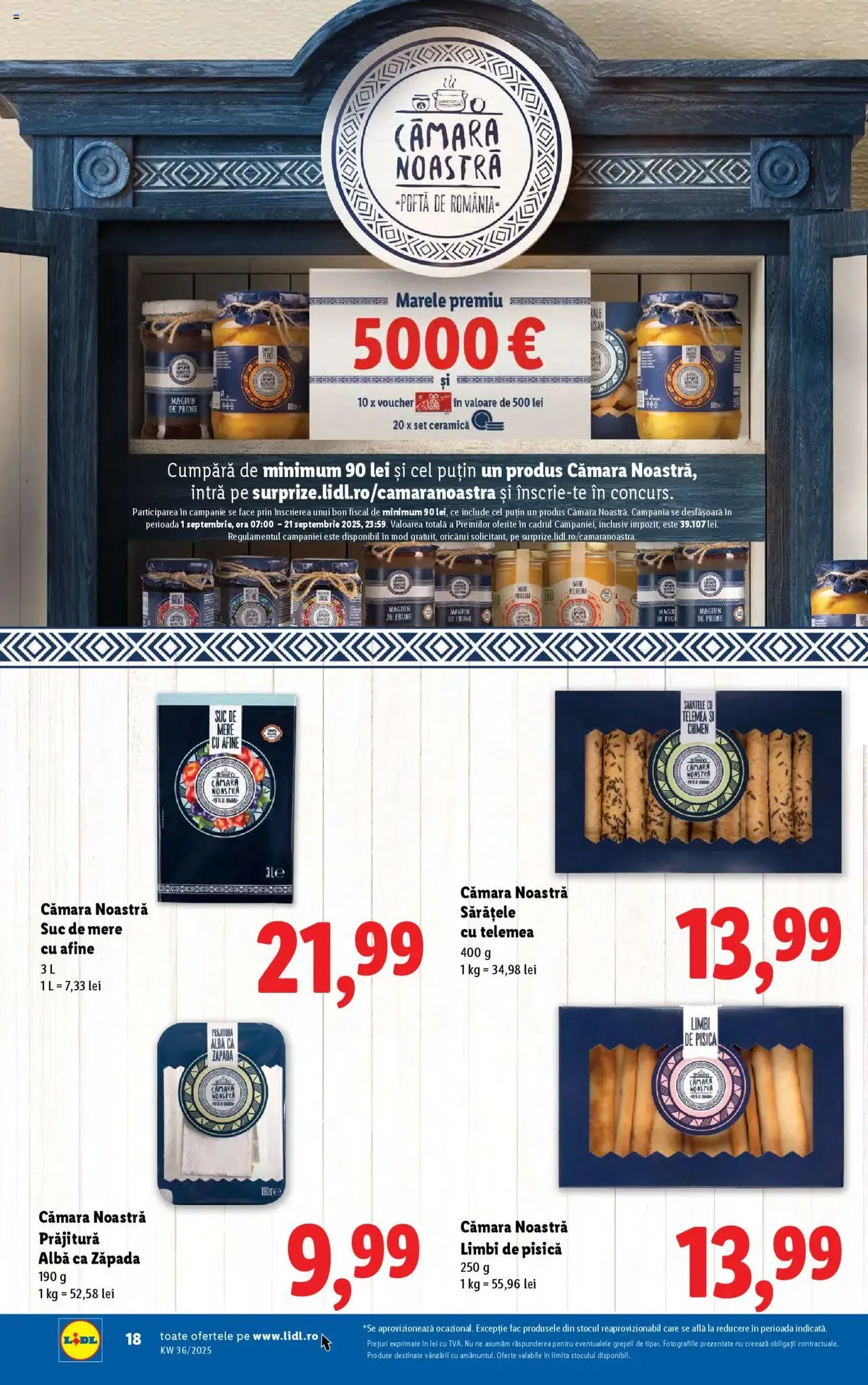 Catalog Lidl - cataloage valabile începând cu 01.09.2025 pagina 18 din 76 Catalog Lidl - cataloage valabile începând cu 01.09.2025 pagina 18 din 76