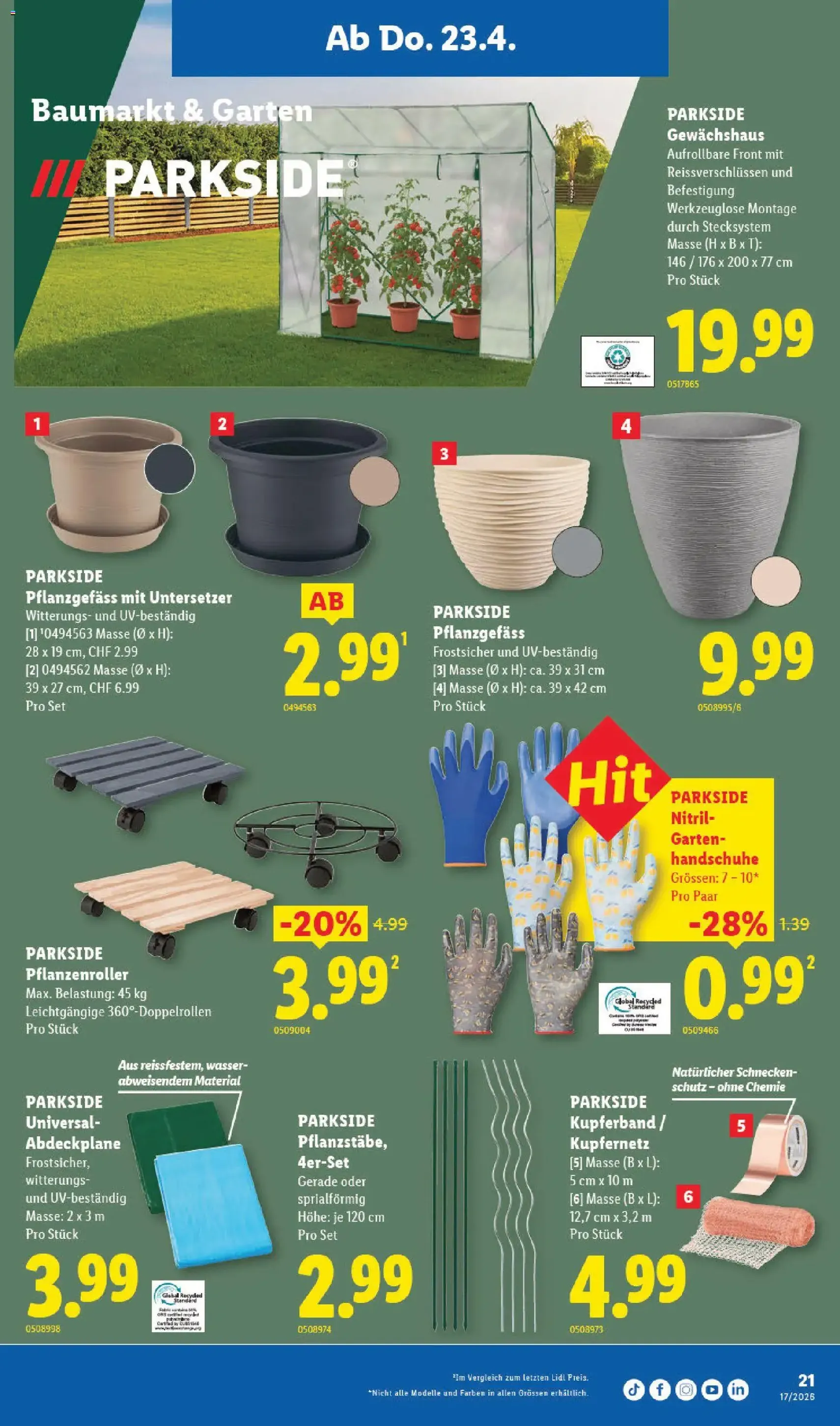 Lidl aktionen - Gültiger Prospekt ab 23.04.2026, Seite 21 von insgesamt 32