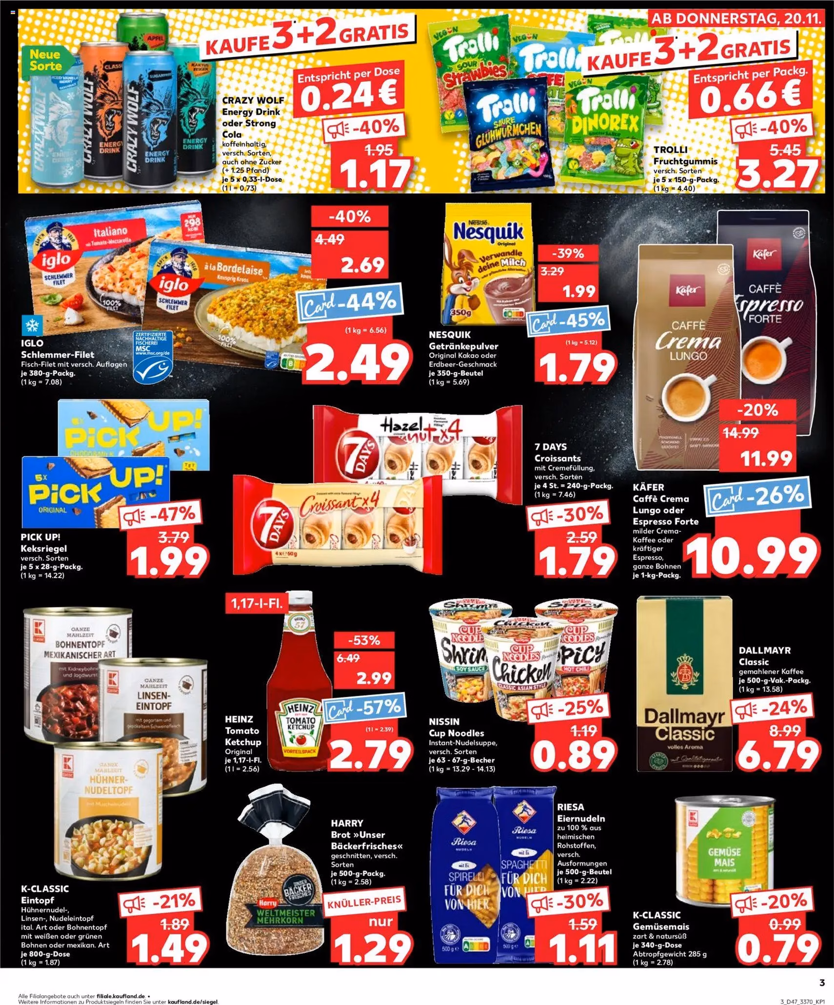 Kaufland Prospekt - Gültiger Prospekt ab 20.11.2025, Seite 3 von insgesamt 28