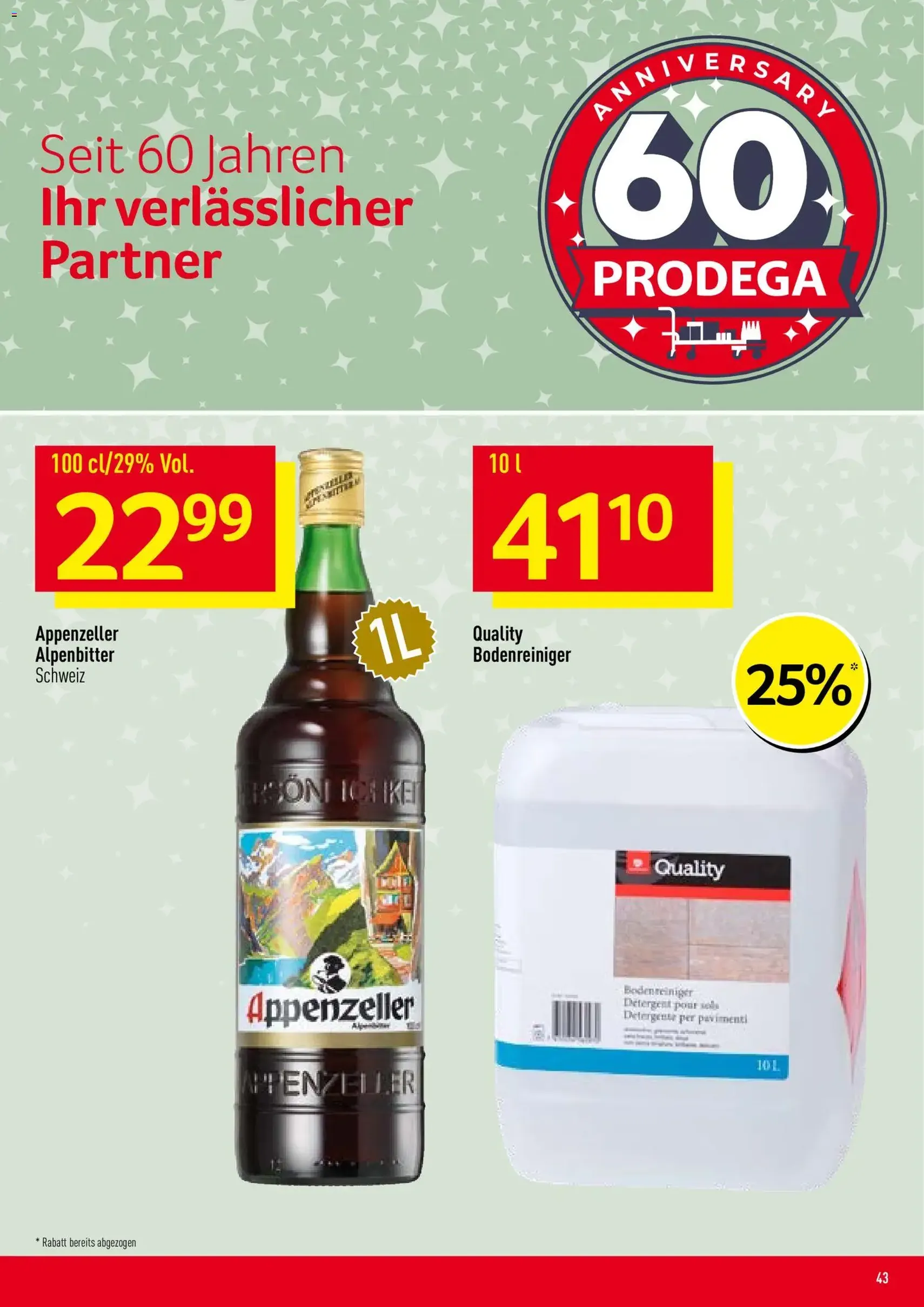 Prodega Aktionen - Gültiger Prospekt ab 27.10.2025, Seite 43 von insgesamt 44 Prodega Aktionen - Gültiger Prospekt ab 27.10.2025, Seite 43 von insgesamt 44