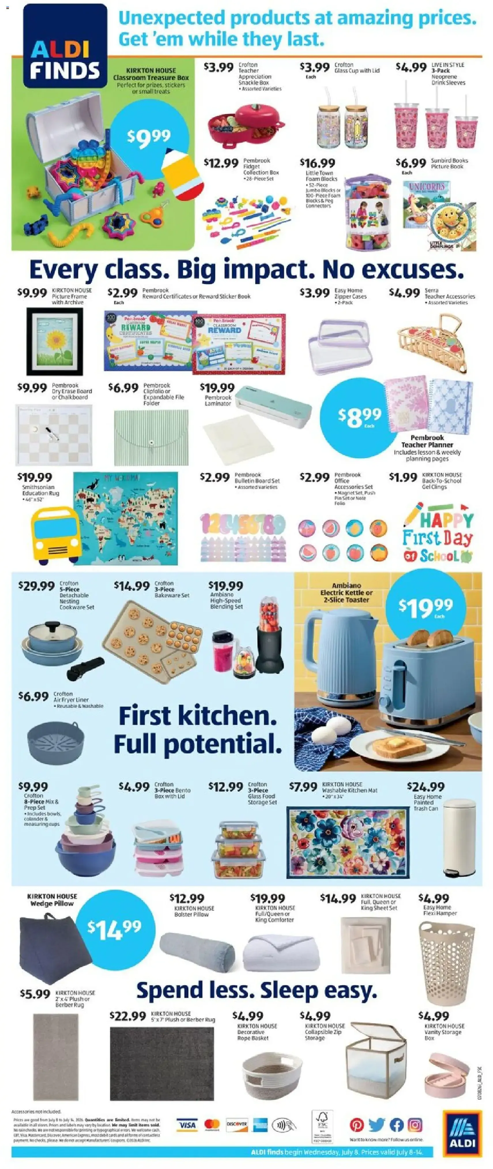 Aldi Weekly Ad - valid flyer from 07/08/2026, page 2 of 3