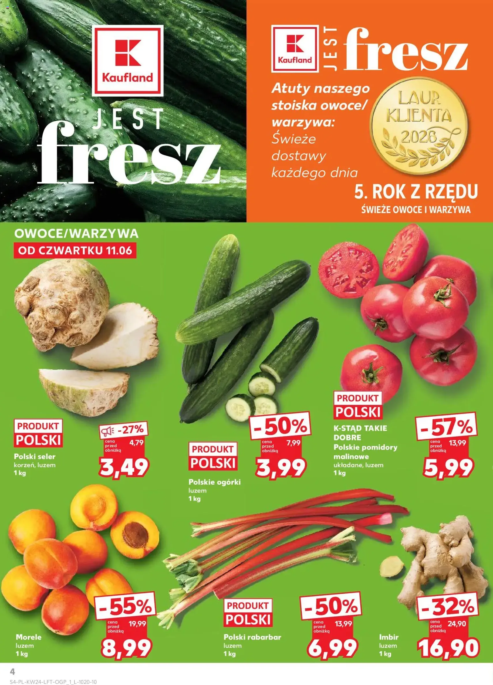 Kaufland gazetka - ważny gazetka od 11.06.2026 strona 4 z 68