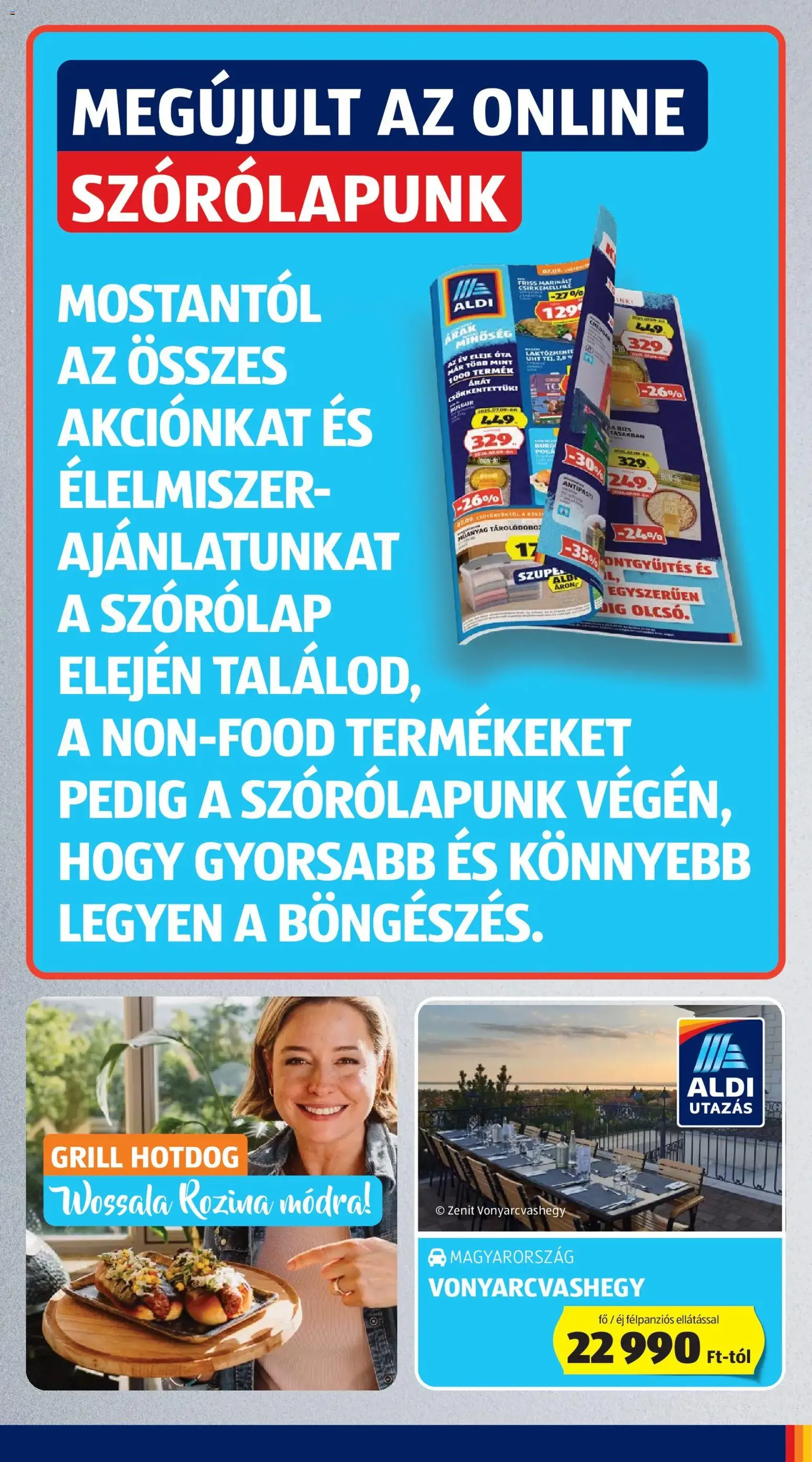 Aldi akciós újság - 2026.07.09. érvényes szórólap 7 oldal 56 oldalból