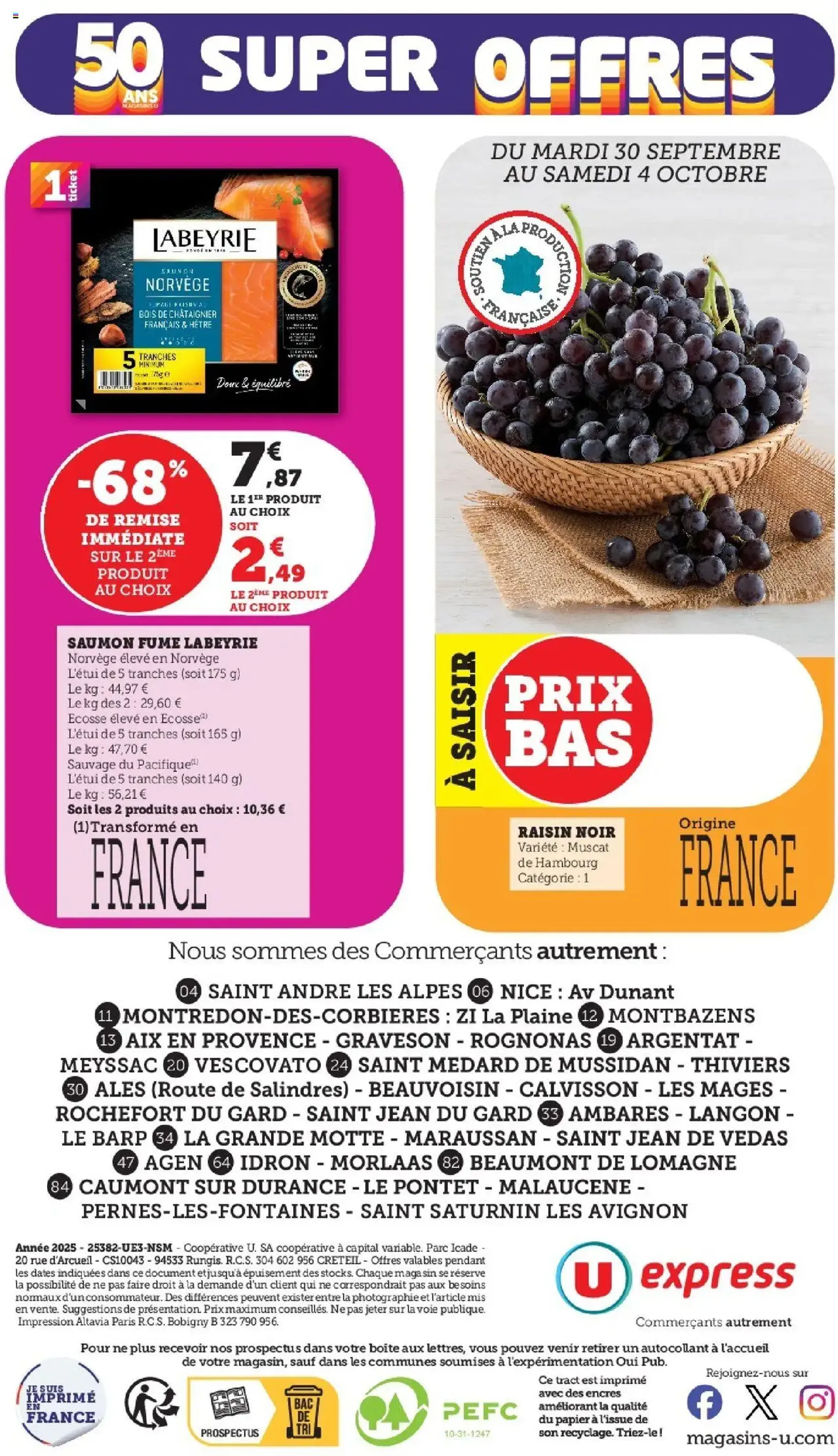 U Express catalogue - brochure valable à partir du 30/09/2025, page 32 sur 32