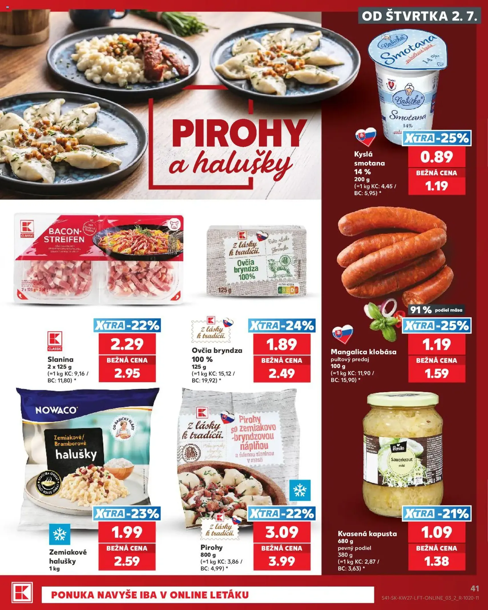 Kaufland SK akciós újság - 2026.07.02. érvényes szórólap 41 oldal 80 oldalból