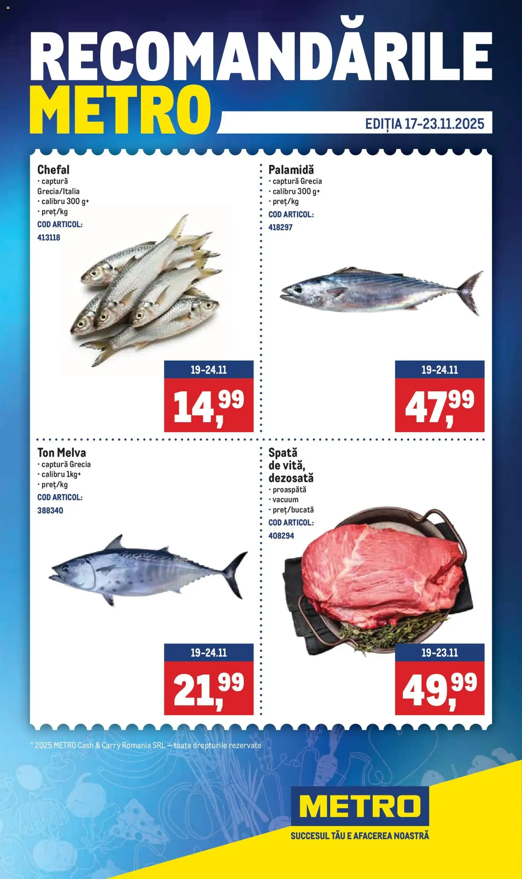 Catalog Metro - cataloage valabile începând cu 17.11.2025 pagina 1 din 4