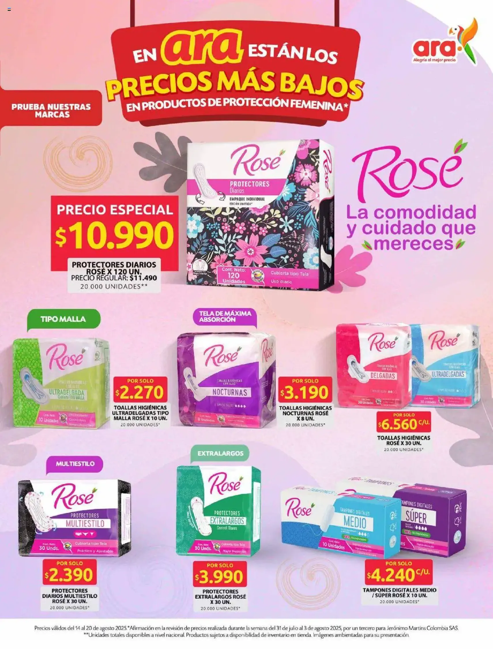 Ara - Ahorra con ofertas en productos de la canasta familiar - folleto válido desde 14/08/2025 página 6 de 10