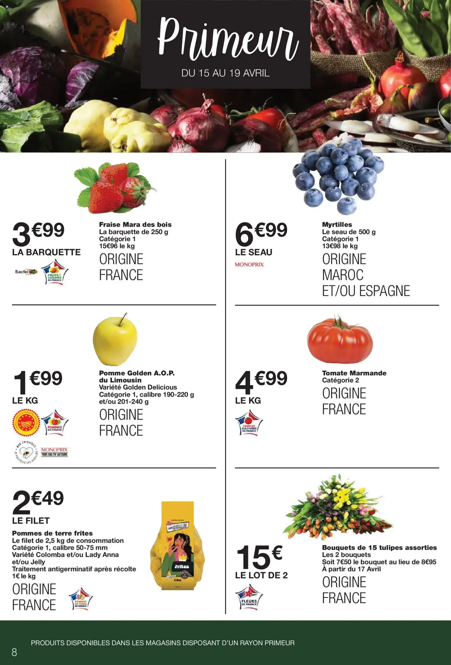 Monoprix catalogue - brochure valable à partir du 08/04/2026, page 8 sur 50