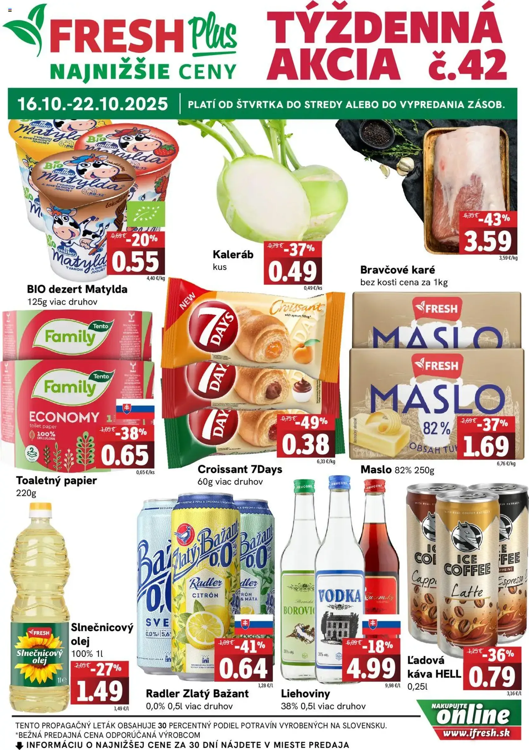 Fresh leták - platný leták od 16.10.2025 strana 1 z 4