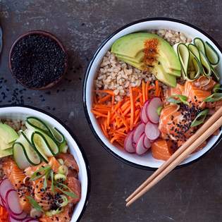 Recipe preview Easy Salmon Poke Bowl