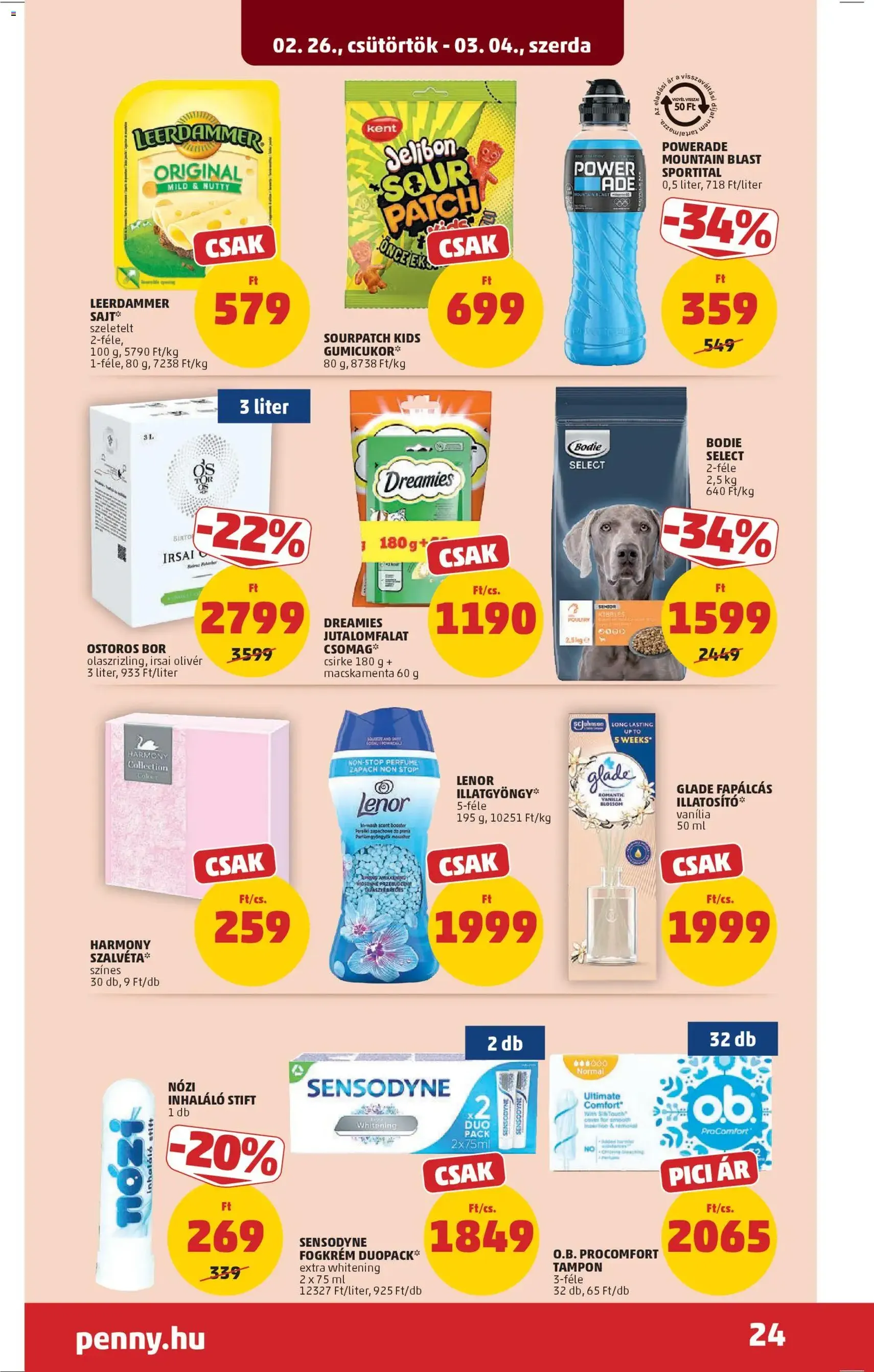 PENNY Akciós újság - 2026.02.26. érvényes szórólap 28 oldal 39 oldalból