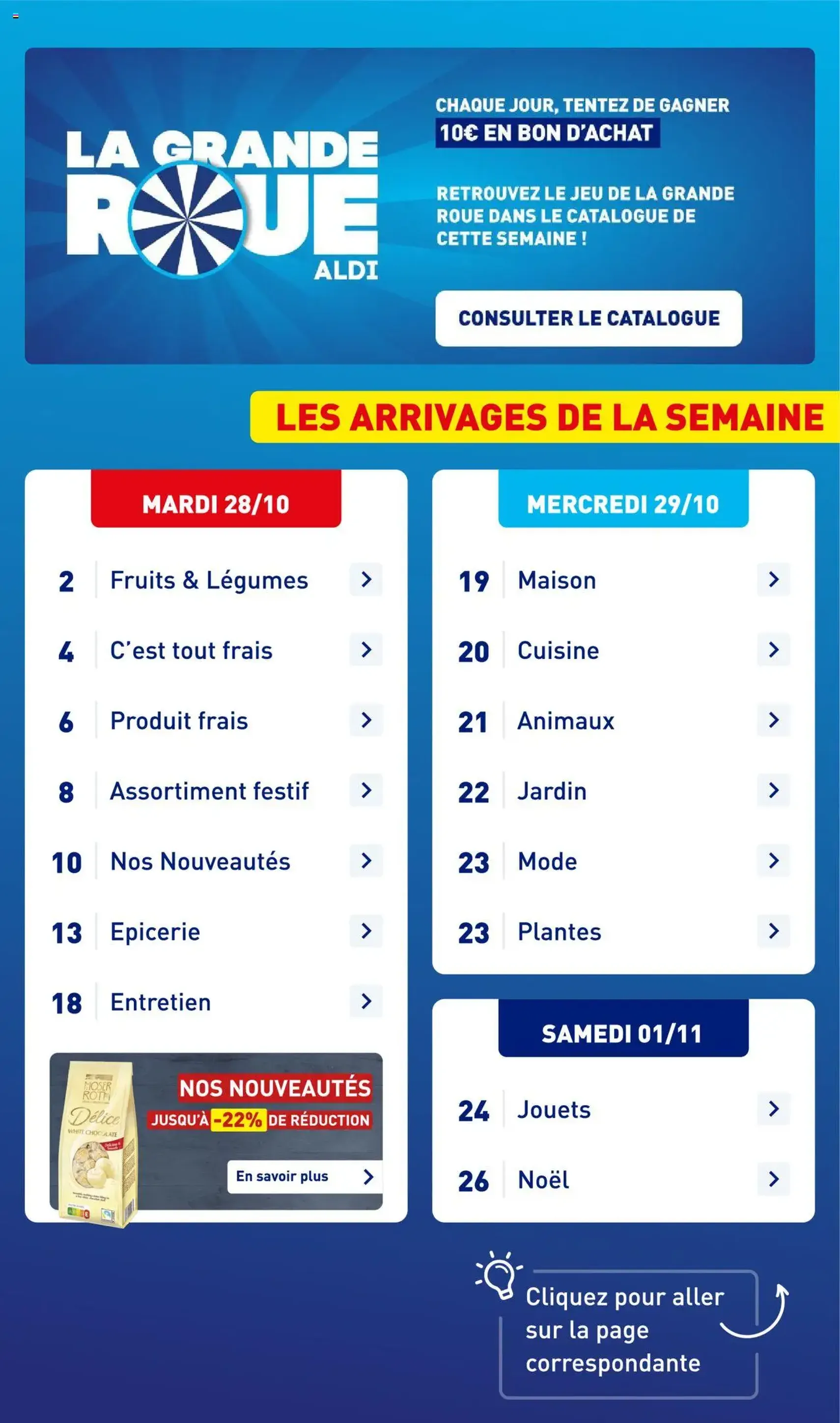 Aldi catalogue semaine 44 - brochure valable à partir du 28/10/2025, page 3 sur 56 Aldi catalogue semaine 44 - brochure valable à partir du 28/10/2025, page 3 sur 56