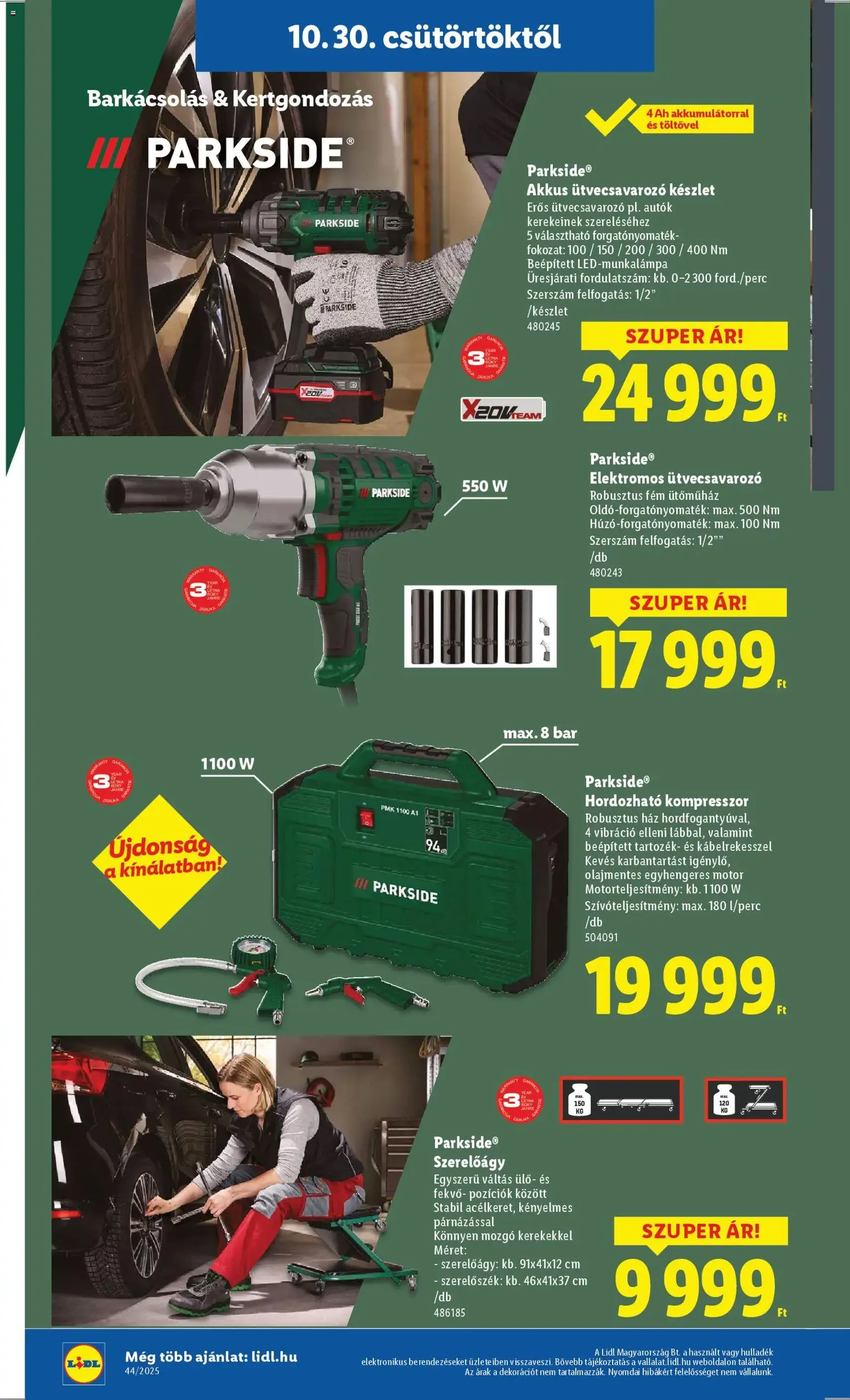 Lidl Akciós újság - 2025.10.30. érvényes szórólap 16 oldal 66 oldalból Lidl Akciós újság - 2025.10.30. érvényes szórólap 16 oldal 66 oldalból