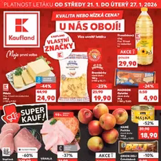 Kaufland leták - náhled letáku platný od 21.01.2026
