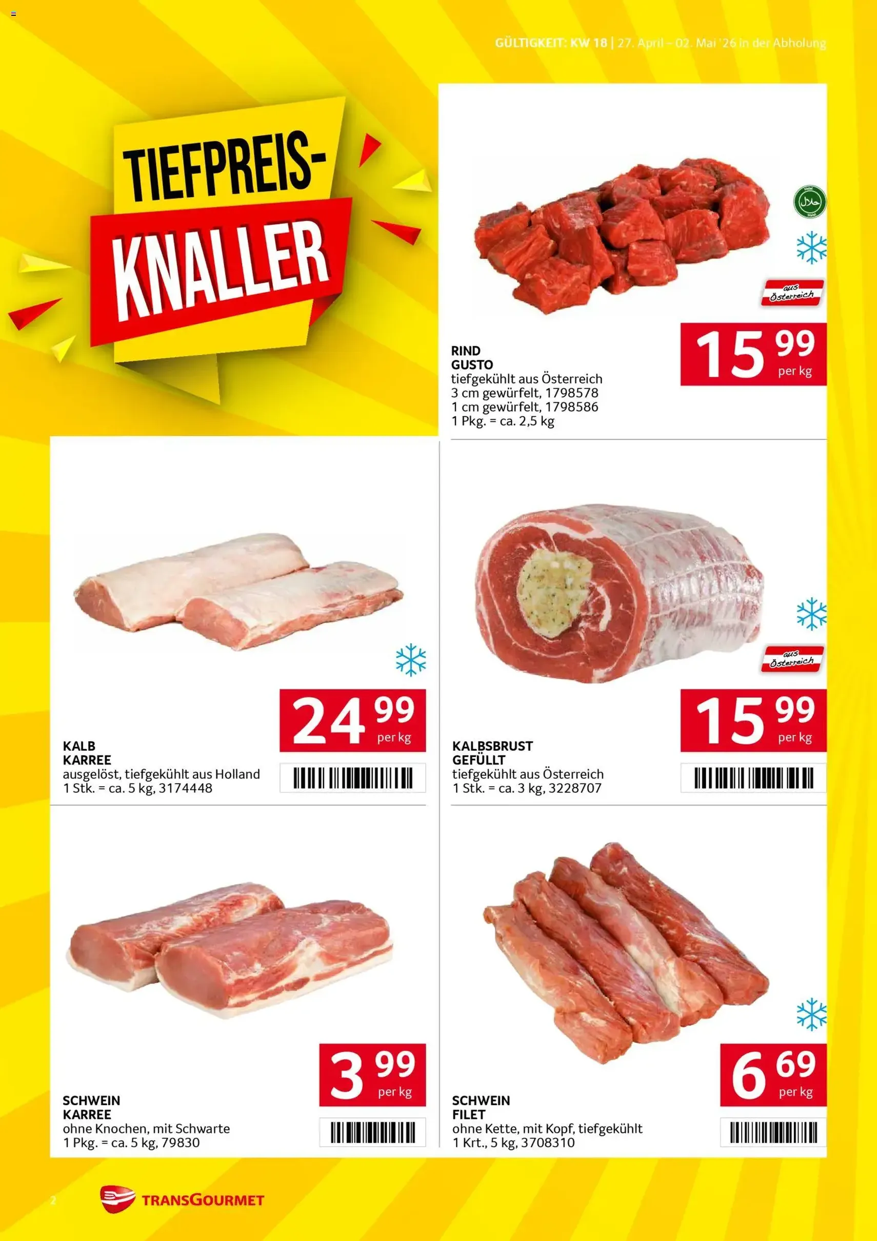 Transgourmet Flugblatt - Gültiger Prospekt ab 27.04.2026, Seite 2 von insgesamt 31