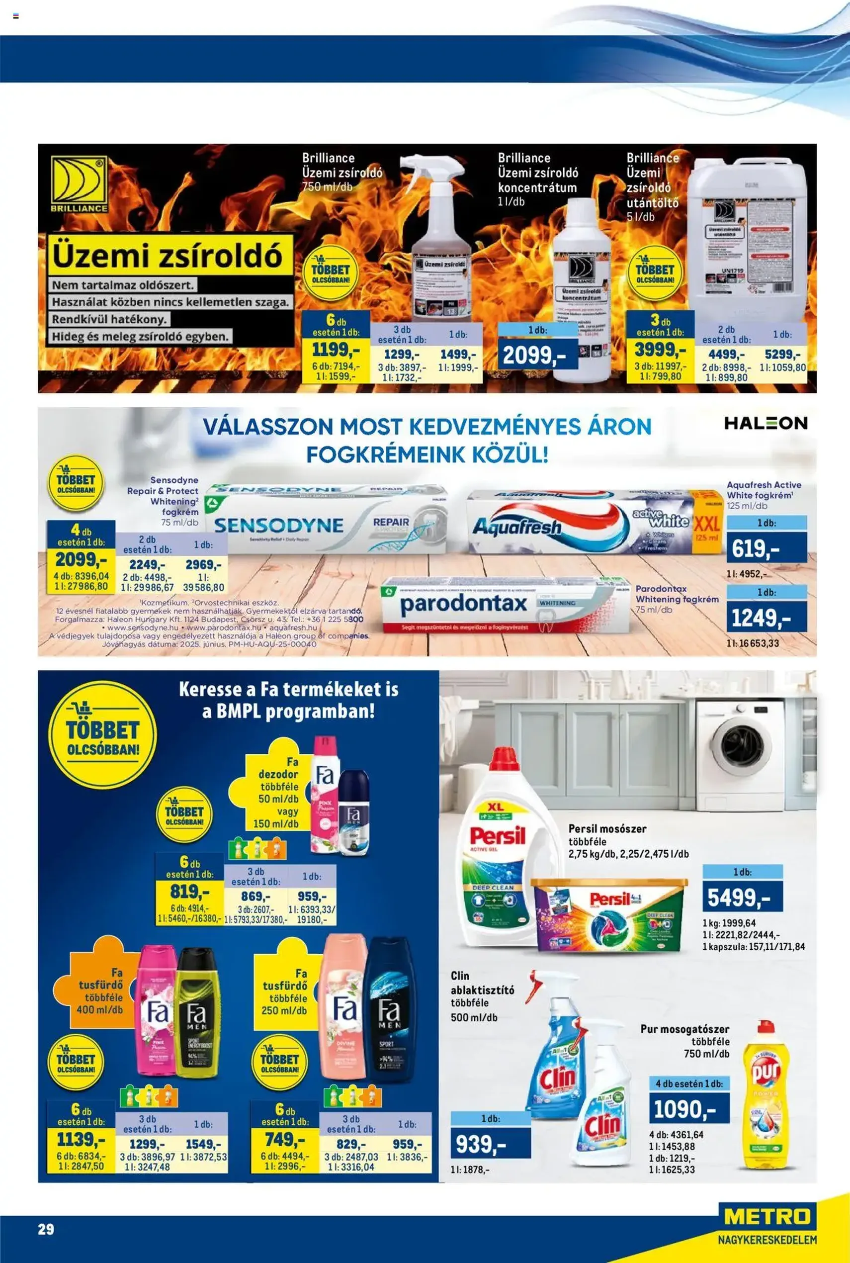 Metro Akciós újság - 2025.08.01. érvényes szórólap 29 oldal 34 oldalból Metro Akciós újság - 2025.08.01. érvényes szórólap 29 oldal 34 oldalból