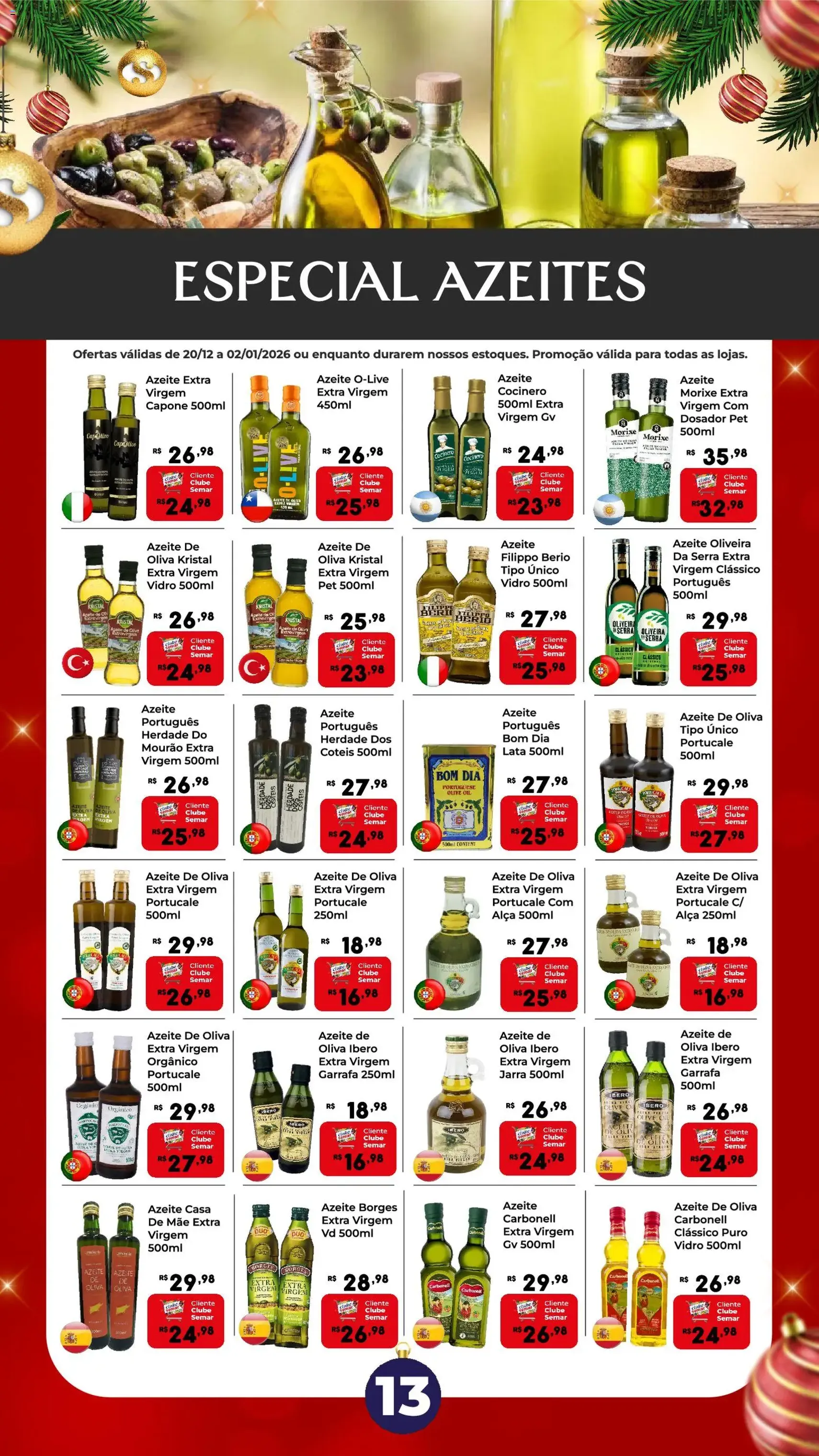 Semar Supermercado - Ofertas Revista Natal - folheto válido a partir de 20/12/2025 página 13 de 19