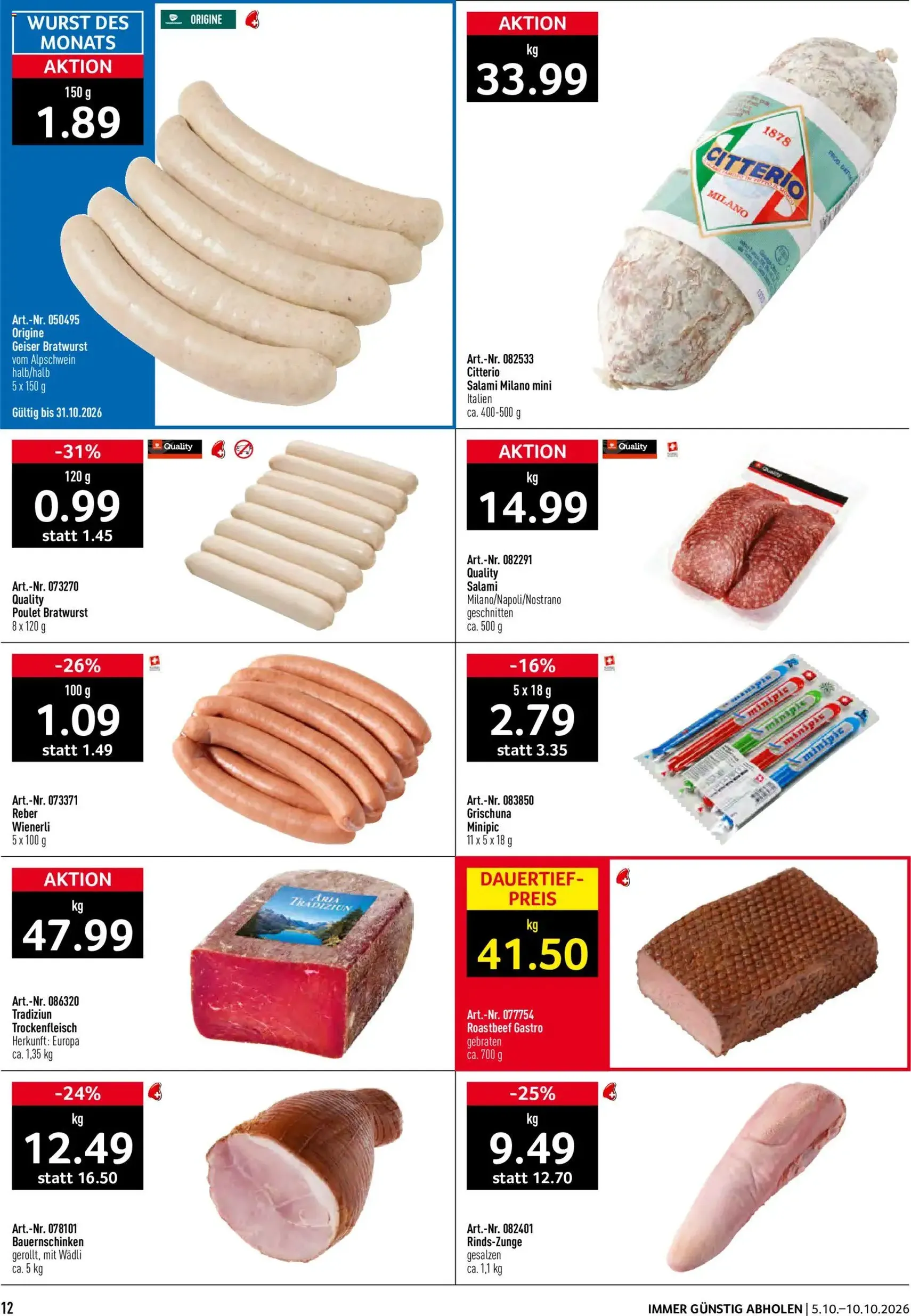Prodega aktionen - Gültiger Prospekt ab 05.10.2026, Seite 12 von insgesamt 40