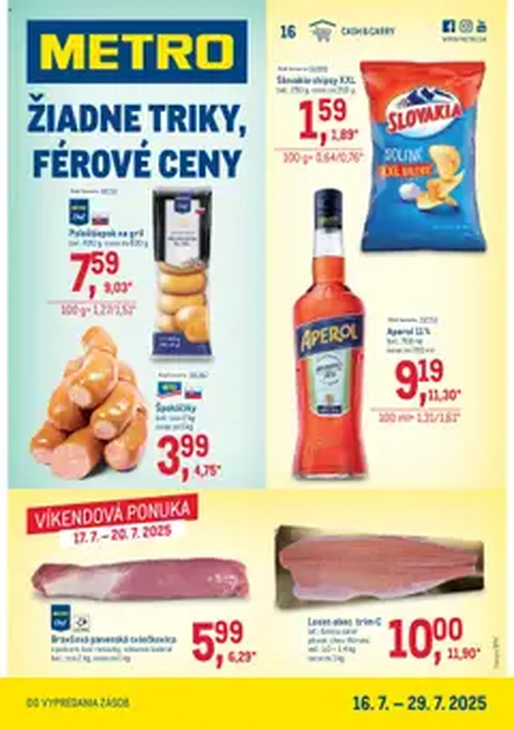Metro maloobchod - platný leták od 16.07.2025 strana 1 z 1