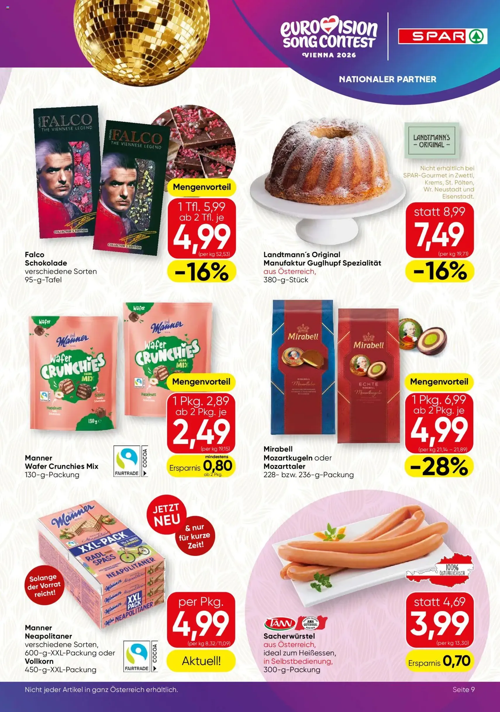 SPAR Gourmet Flugblatt - Gültiger Prospekt ab 07.05.2026, Seite 9 von insgesamt 12