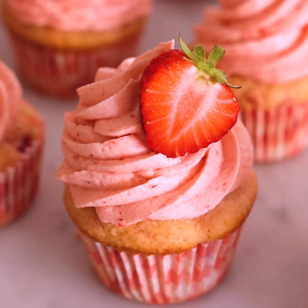 Cupcake alla fragola
