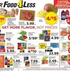 Food 4 Less Weekly Ad - Flyer preview valid from 11/28/2025