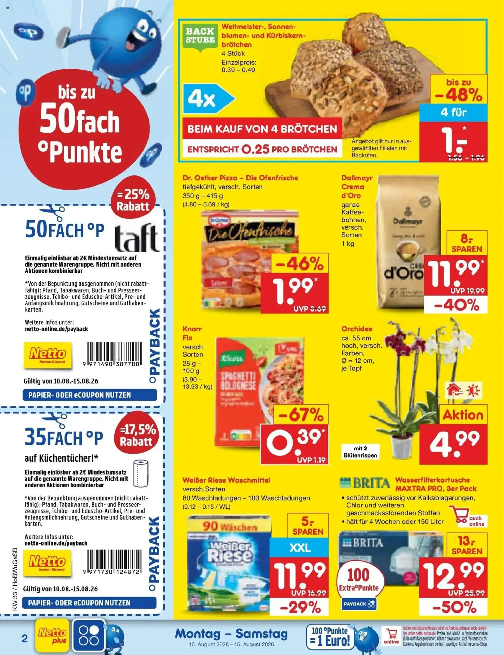 Netto Marken-Discount Prospekt - Gültiger Prospekt ab 10.08.2026, Seite 2 von insgesamt 63