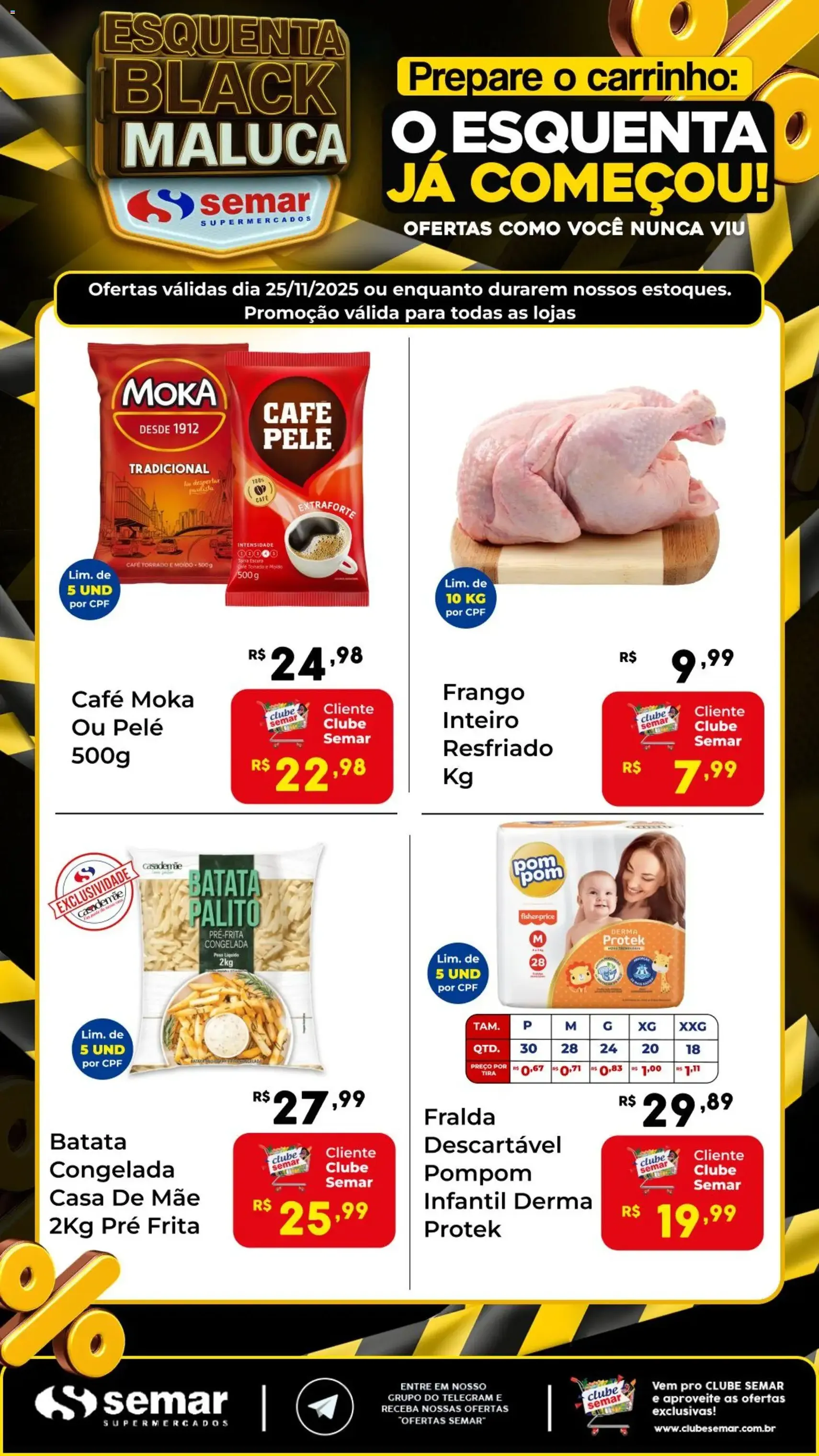 Semar Supermercado Black Friday - folheto válido a partir de 25/11/2025 página 1 de 1