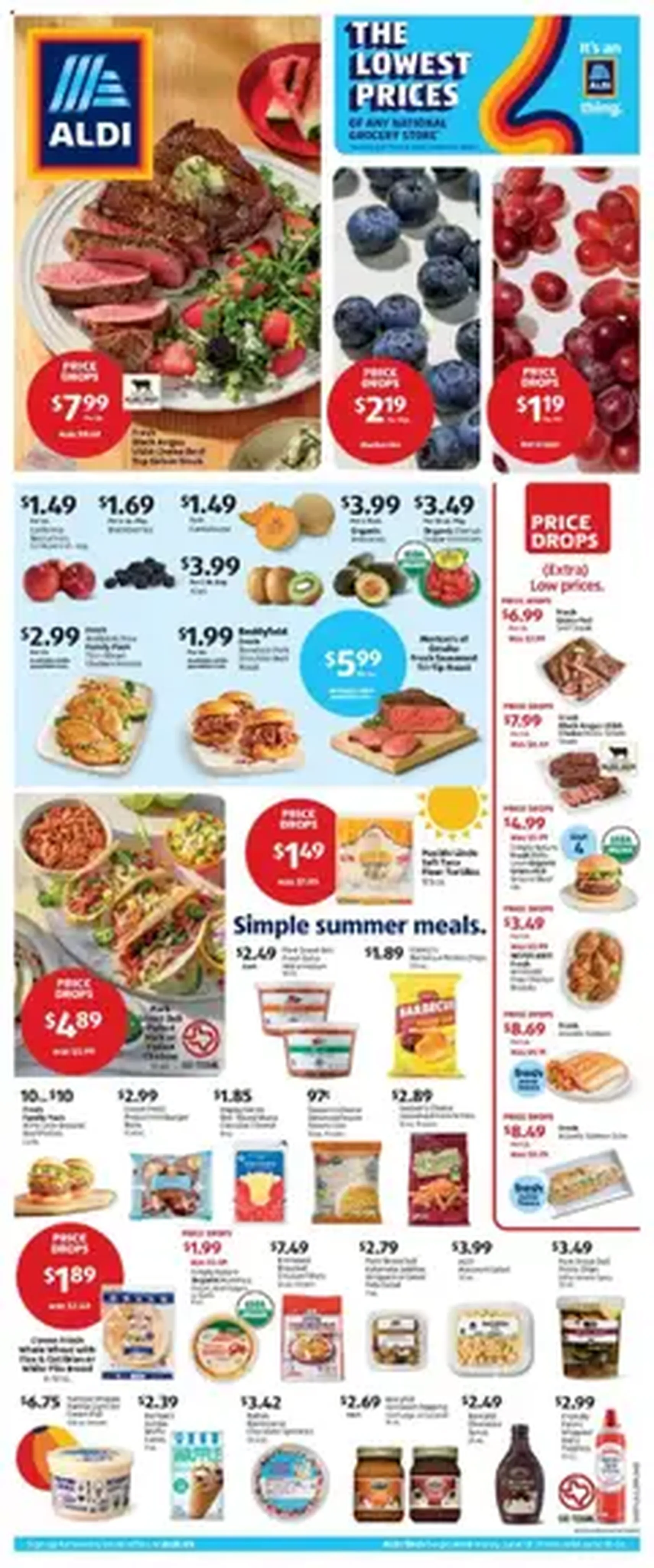 Aldi Weekly Ad - valid flyer from 06/18/2025, page 1 of 1