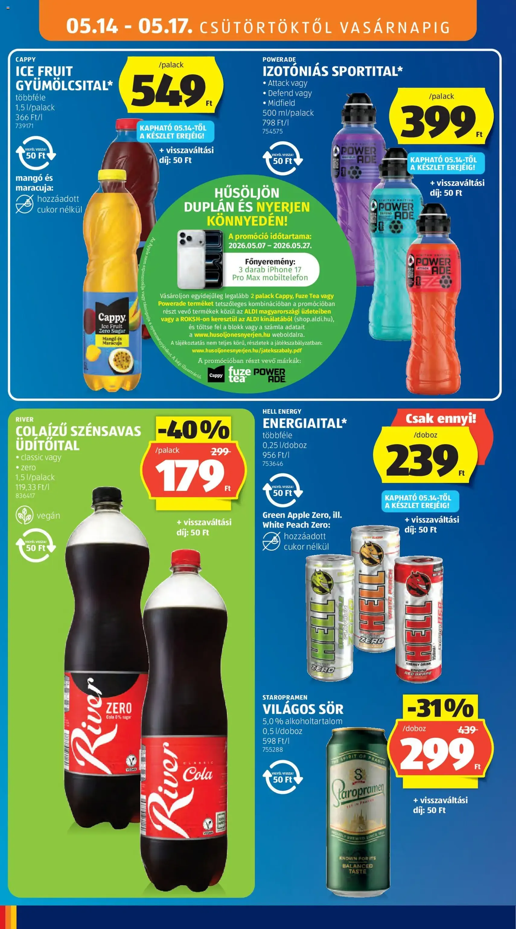 Aldi akciós újság - 2026.05.14. érvényes szórólap 16 oldal 36 oldalból