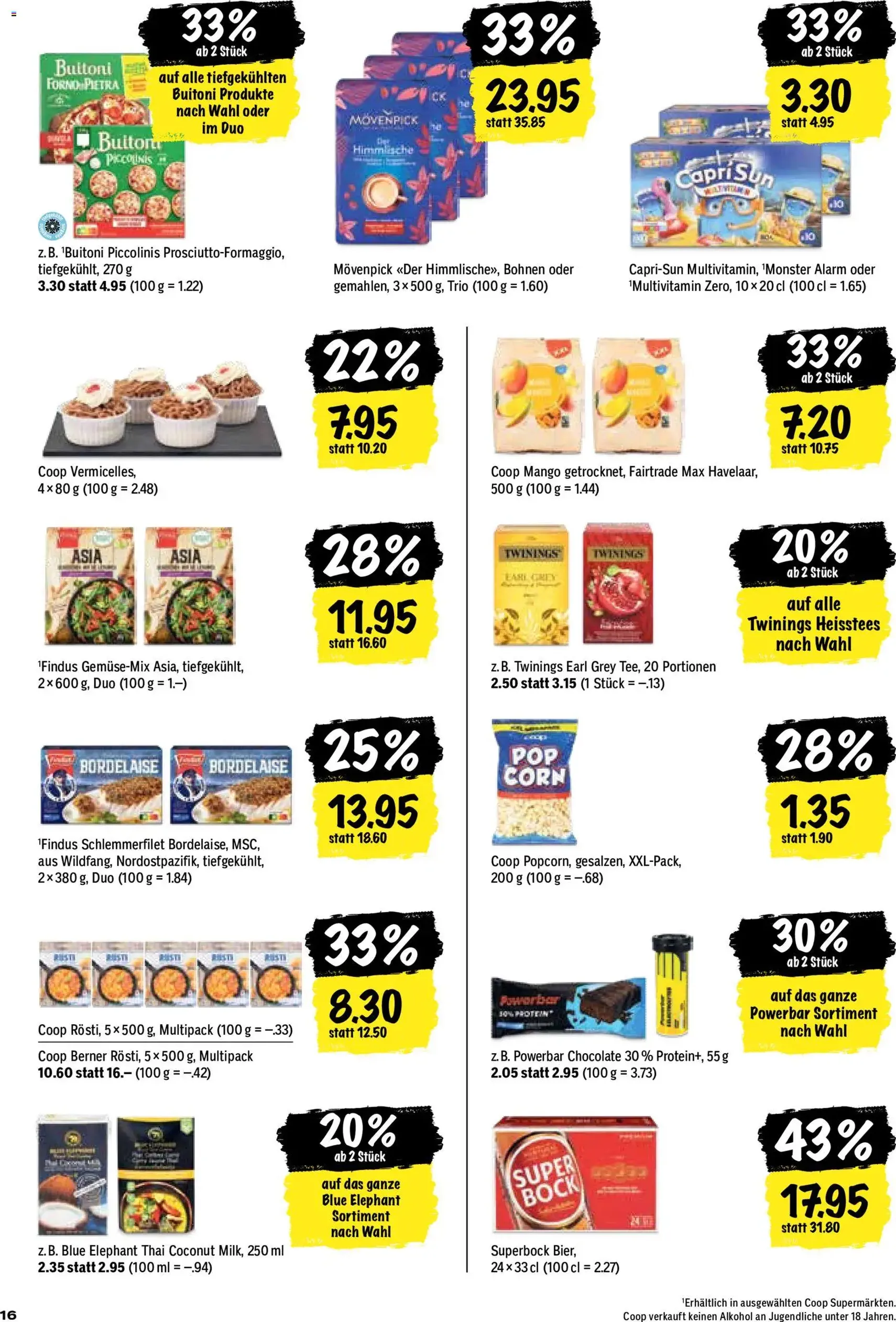 Coop aktionen - Gültiger Prospekt ab 22.10.2026, Seite 16 von insgesamt 28