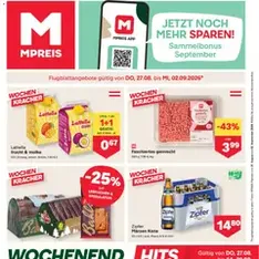 MPREIS Flugblatt - Prospekt Vorschau gültig ab 27.08.2026
