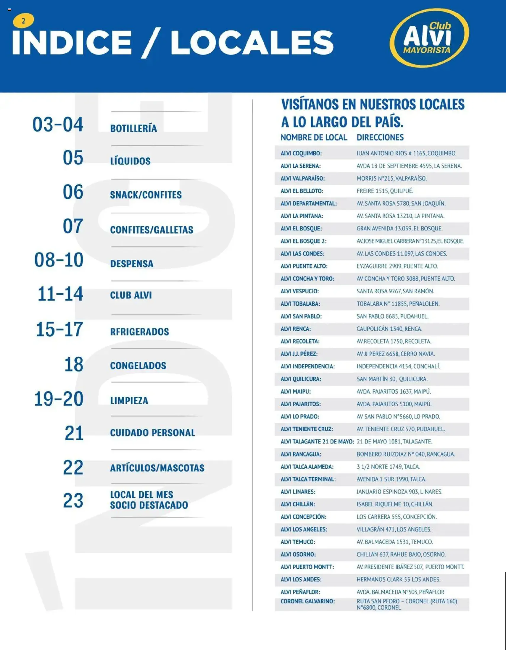 Alvi catálogo - folleto válido desde 26.08.2025 página 2 de 24 Alvi catálogo - folleto válido desde 26.08.2025 página 2 de 24