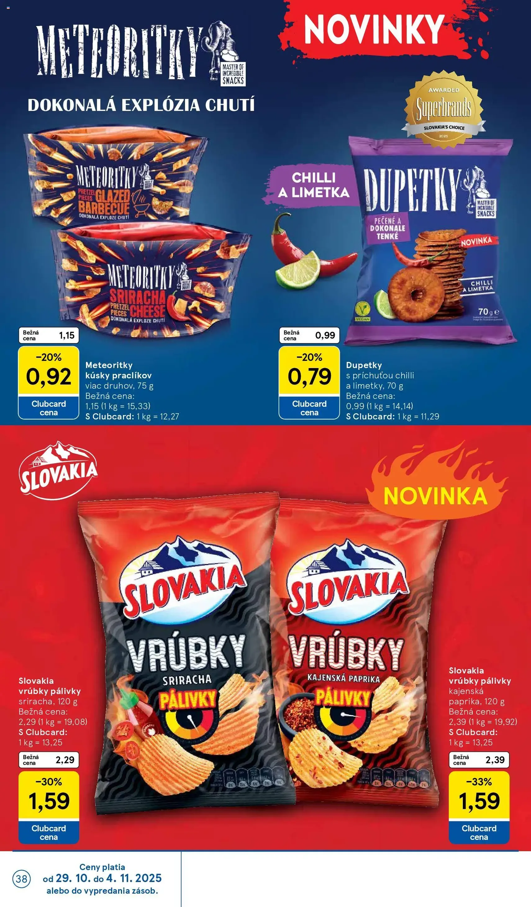 Tesco Hypermarket - leták - platný leták od 29.10.2025 strana 38 z 39 Tesco Hypermarket - leták - platný leták od 29.10.2025 strana 38 z 39