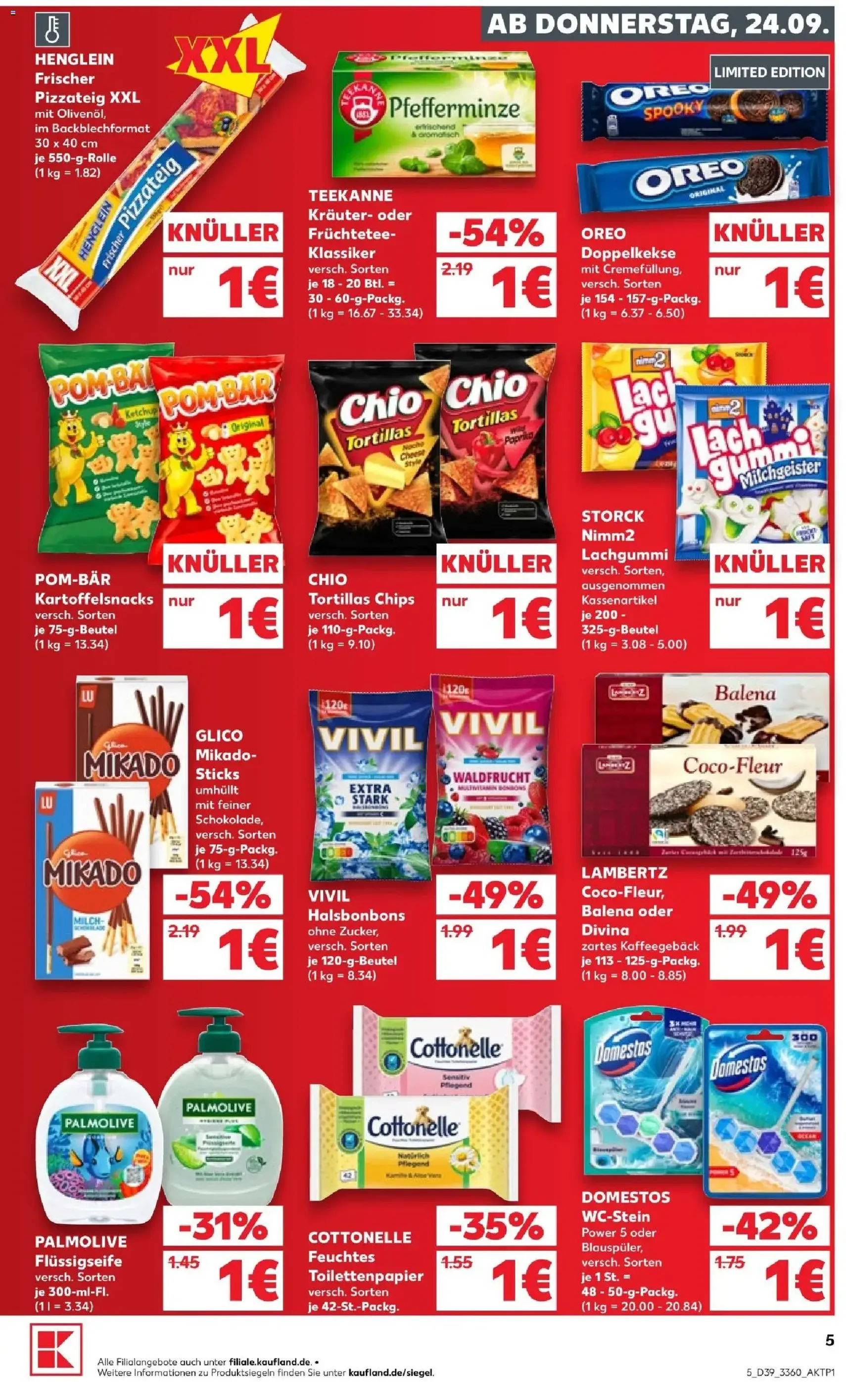 Kaufland Prospekt - Gültiger Prospekt ab 24.09.2026, Seite 5 von insgesamt 72