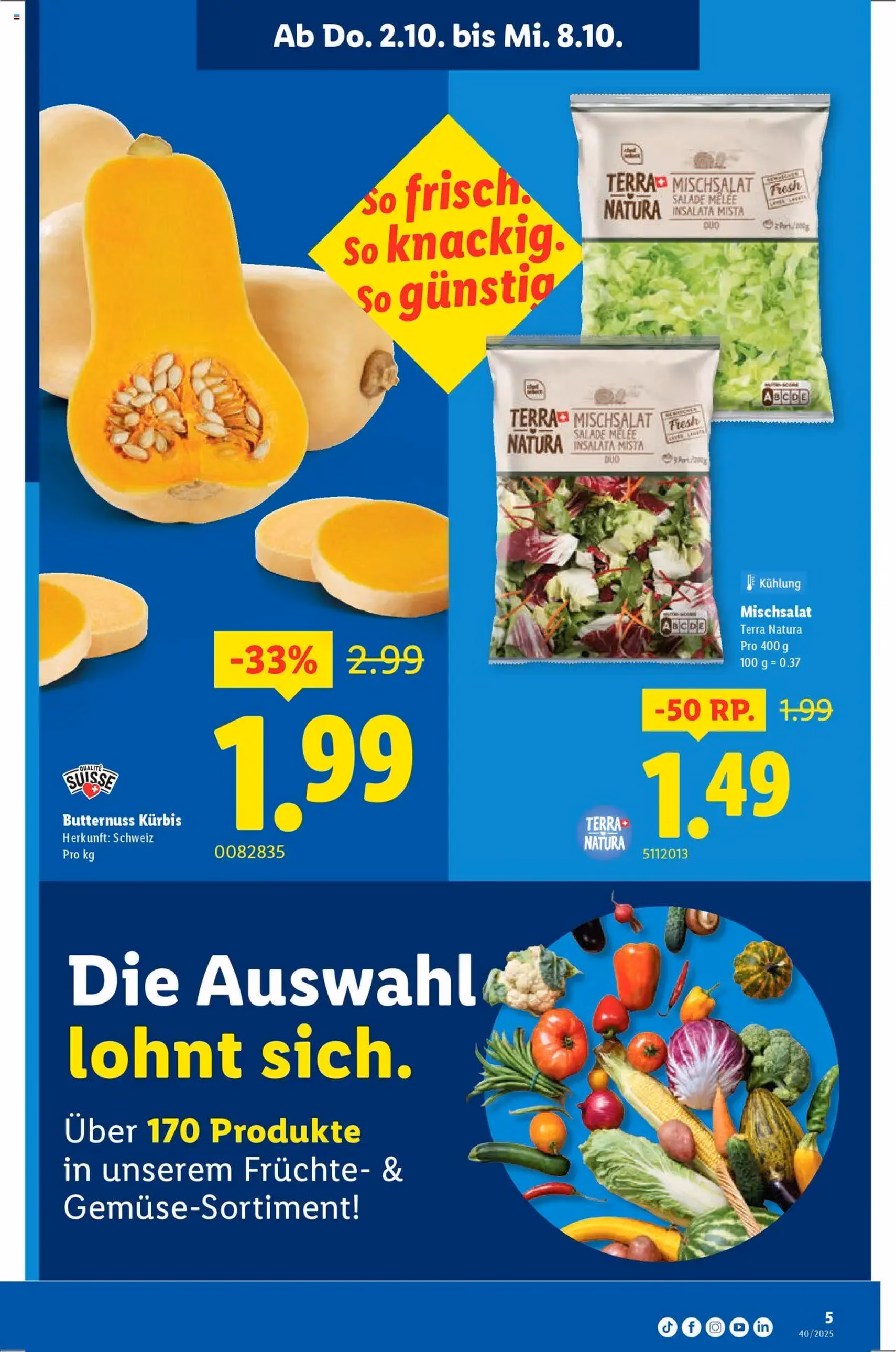 Lidl Aktionen - Gültiger Prospekt ab 02.10.2025, Seite 5 von insgesamt 36