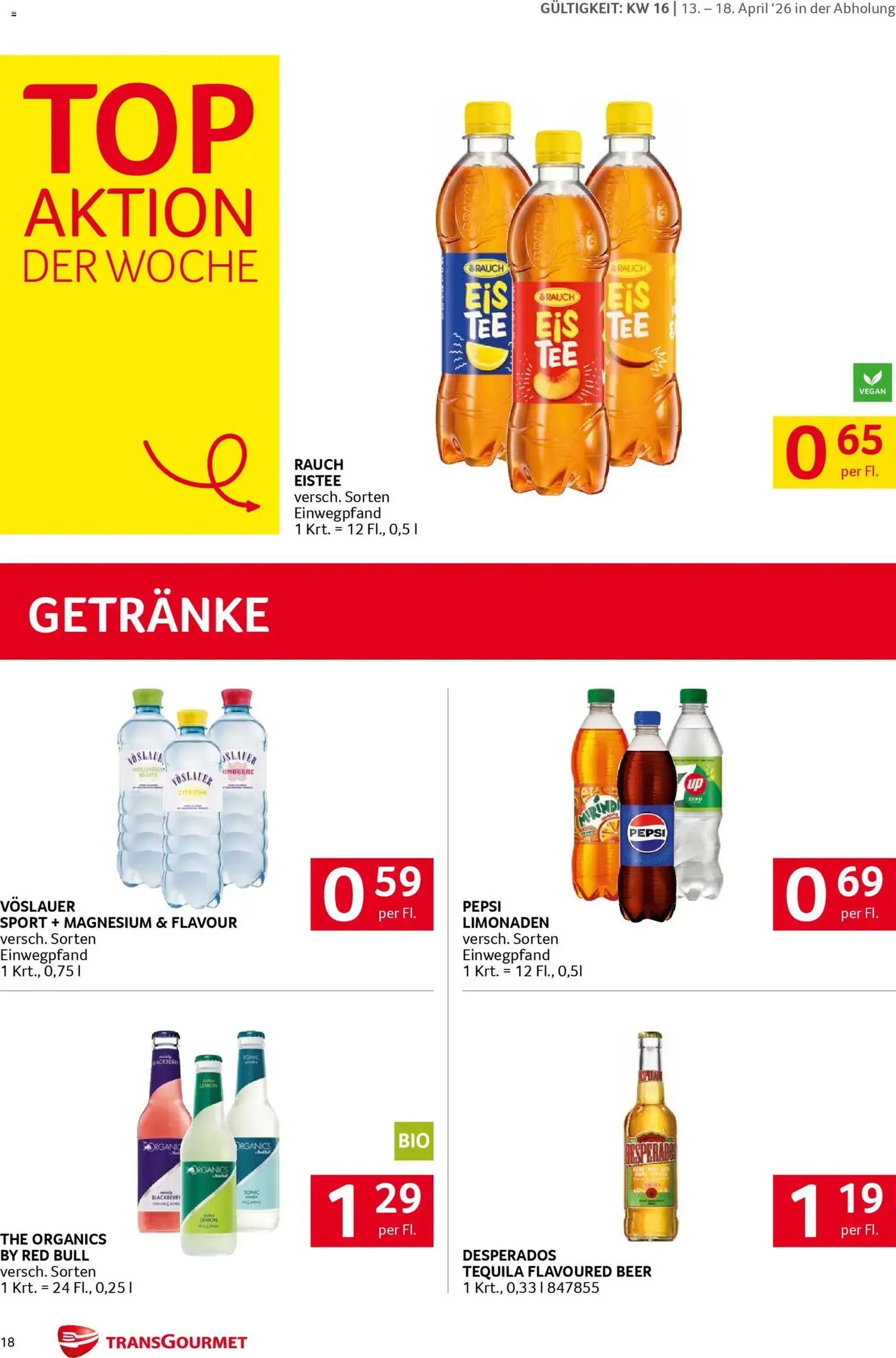 Transgourmet Flugblatt - Gültiger Prospekt ab 13.04.2026, Seite 18 von insgesamt 28