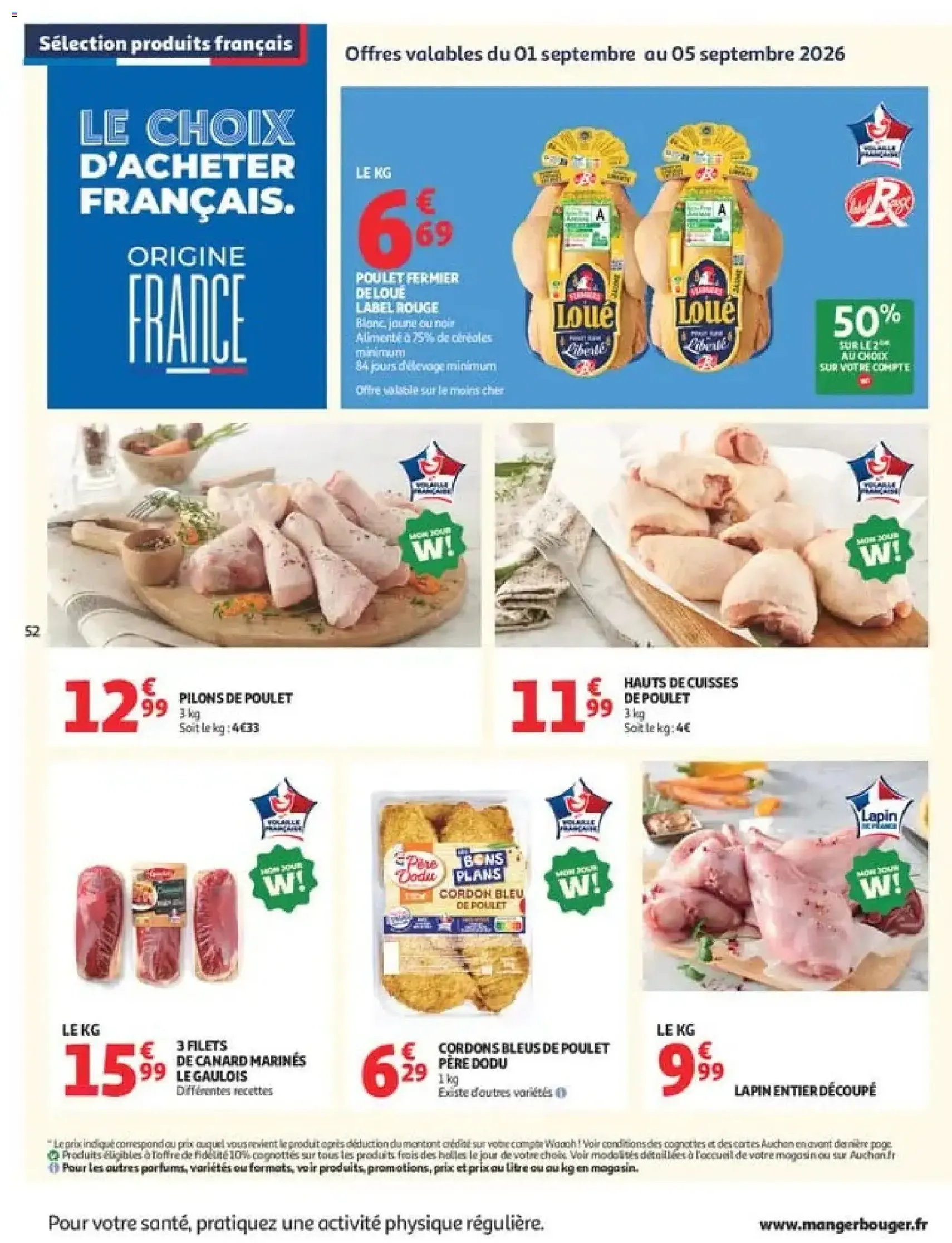 Auchan catalogue - brochure valable à partir du 01/09/2026, page 54 sur 72