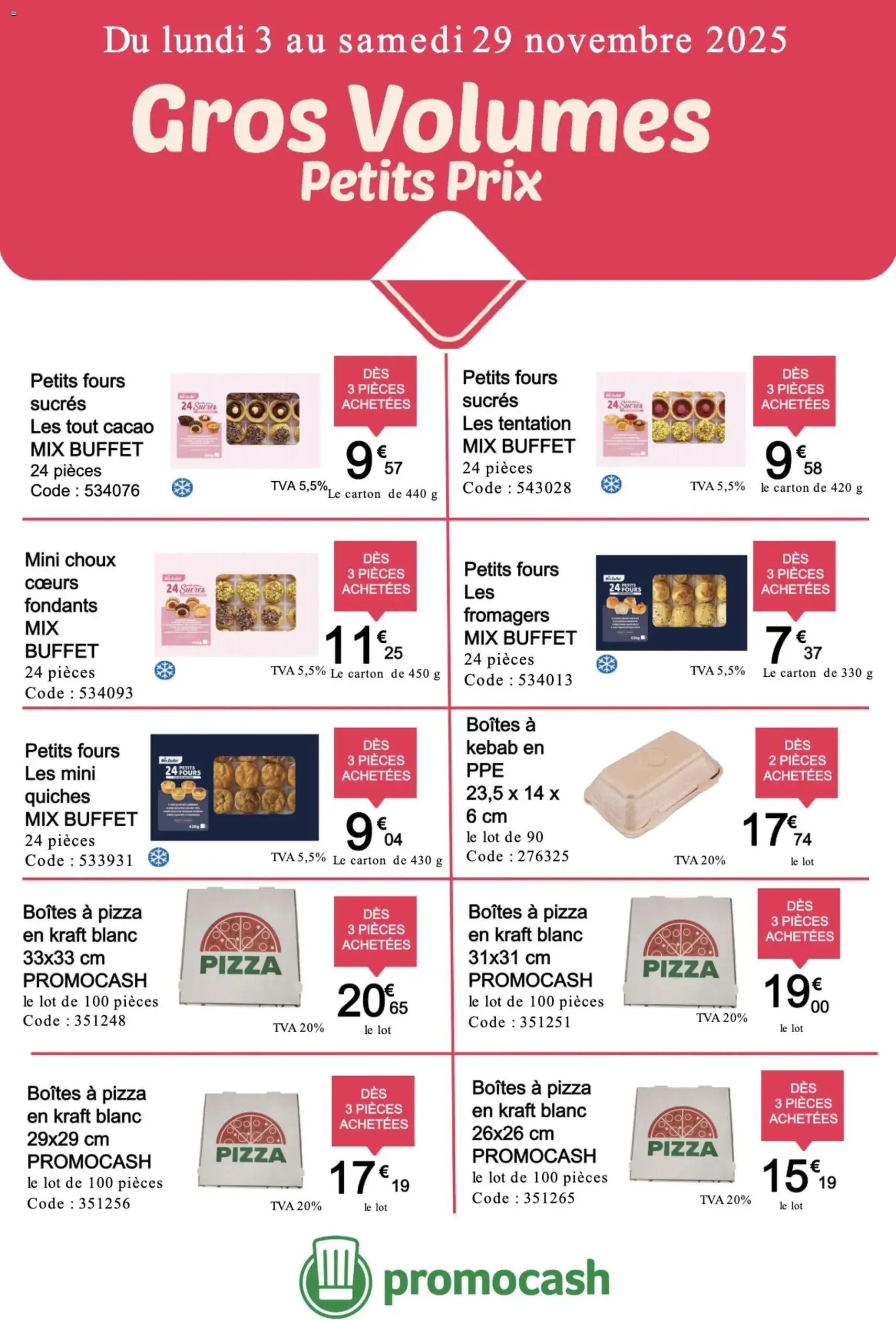 Promocash catalogue - brochure valable à partir du 03/11/2025, page 1 sur 4